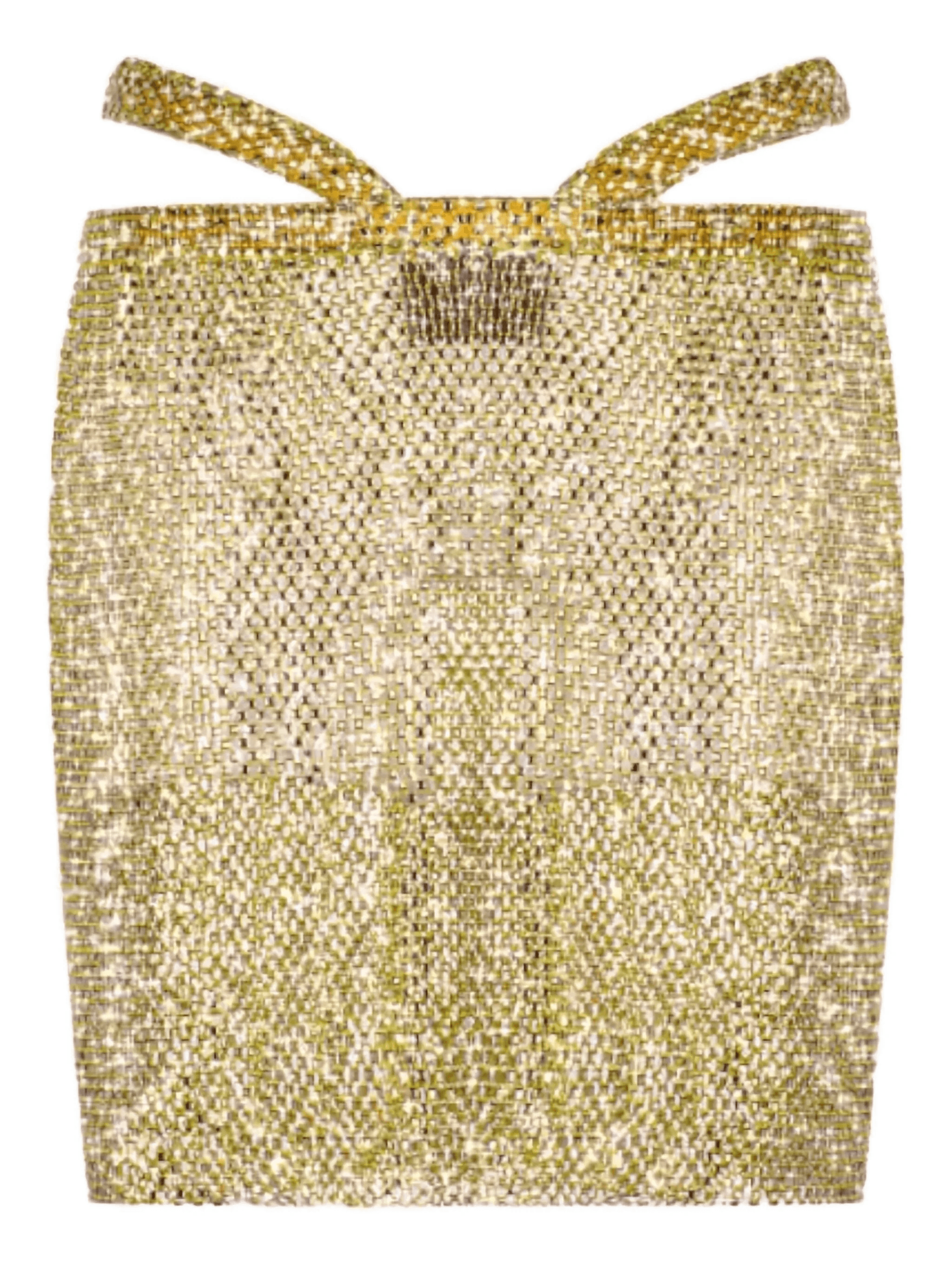 crystal-embellished mini skirt - Image 1