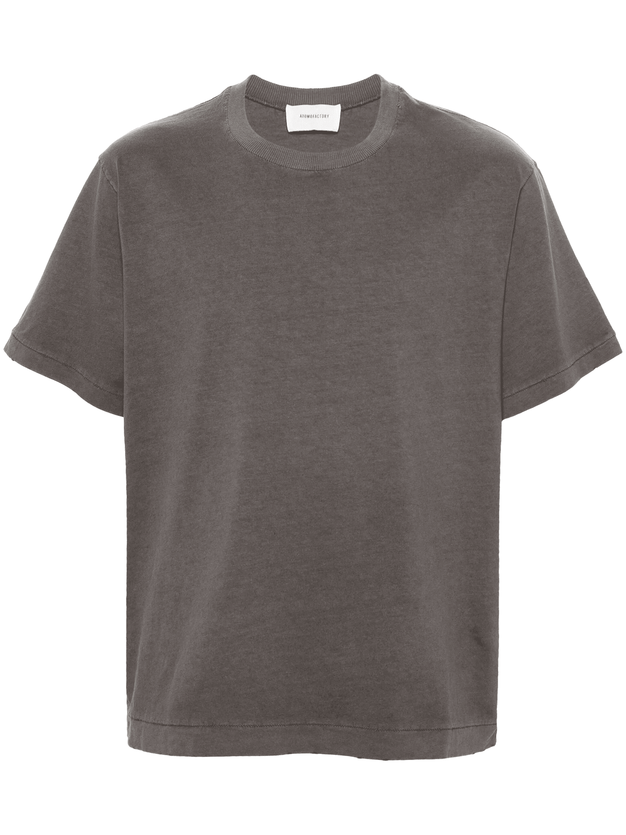 distressed-finish cotton T-shirt - Image 1