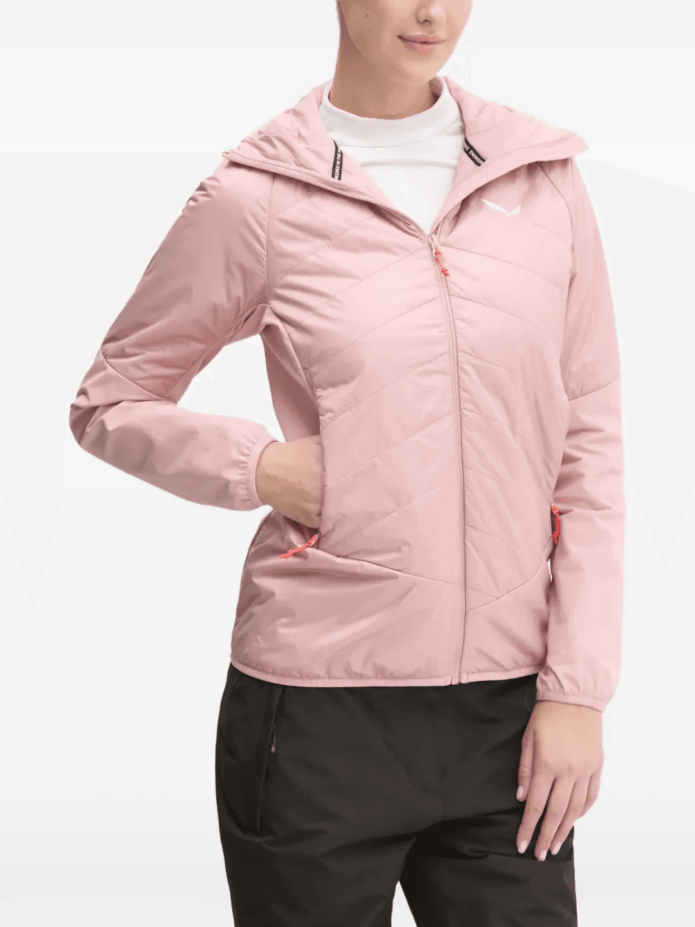 logo-detail padded jacket - Image 1