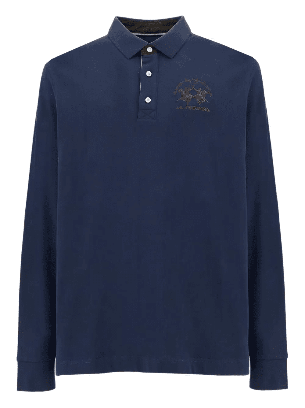 Beato long-sleeve logo-embroidered polo shirt - Image 1