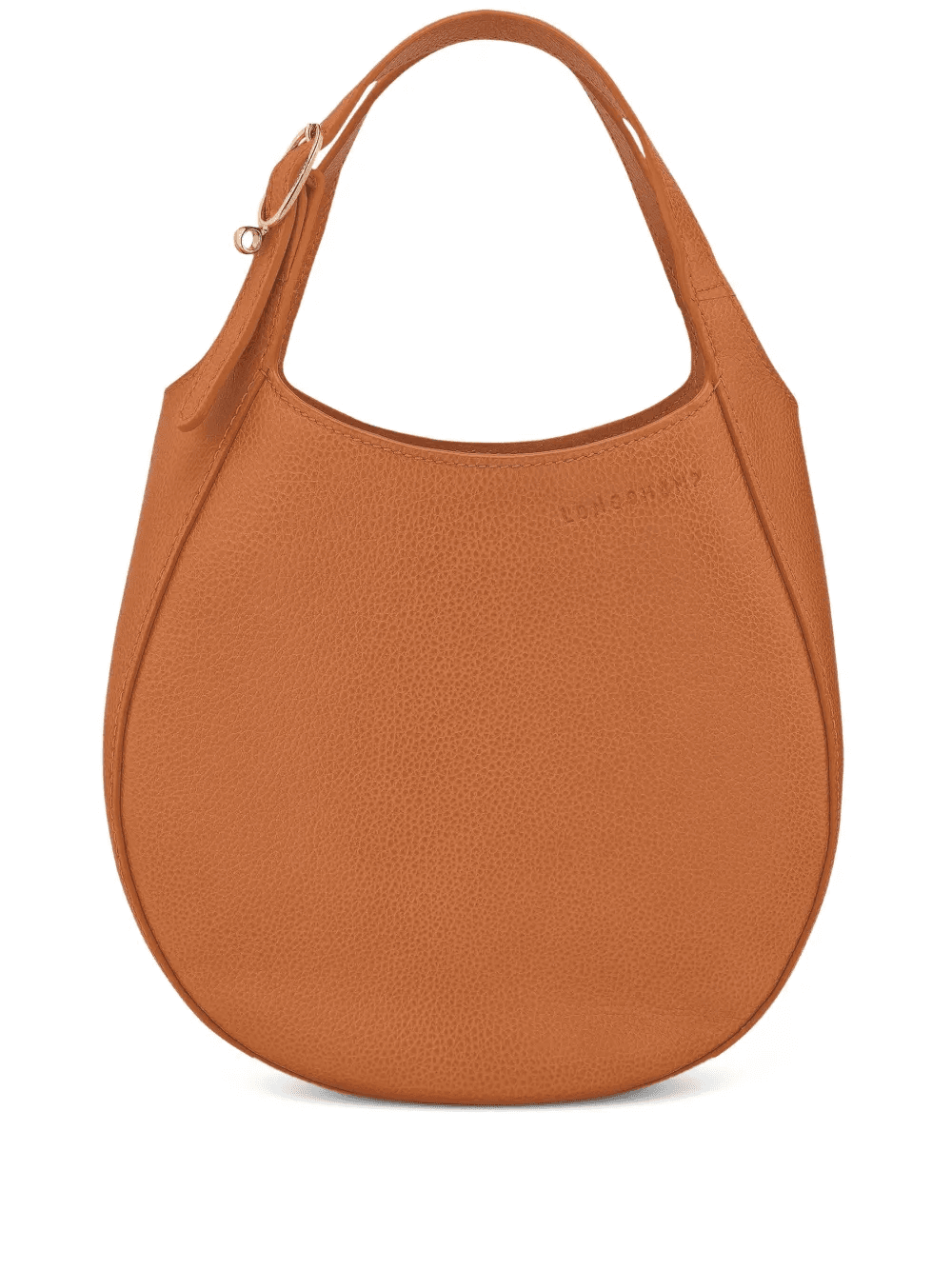 Le Foulonné S grained-leather tote bag - Image 1