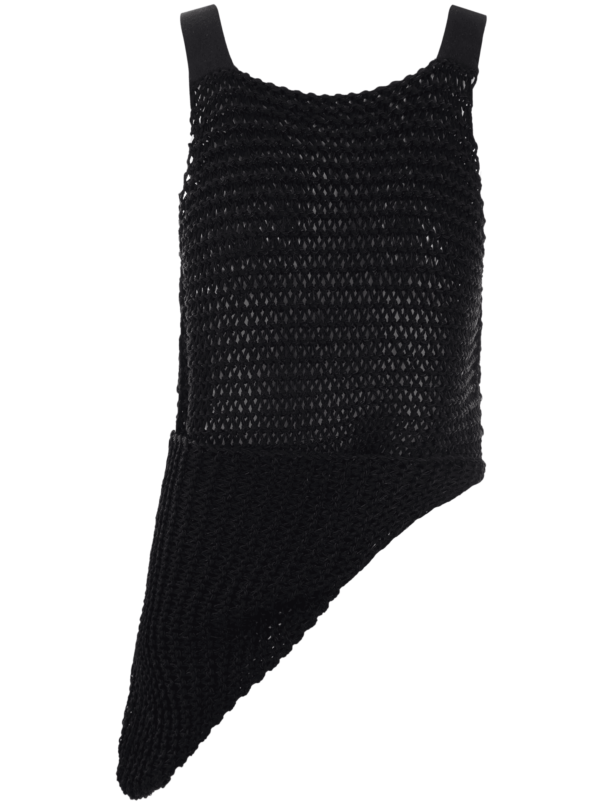 asymmetric knitted vest - Image 1