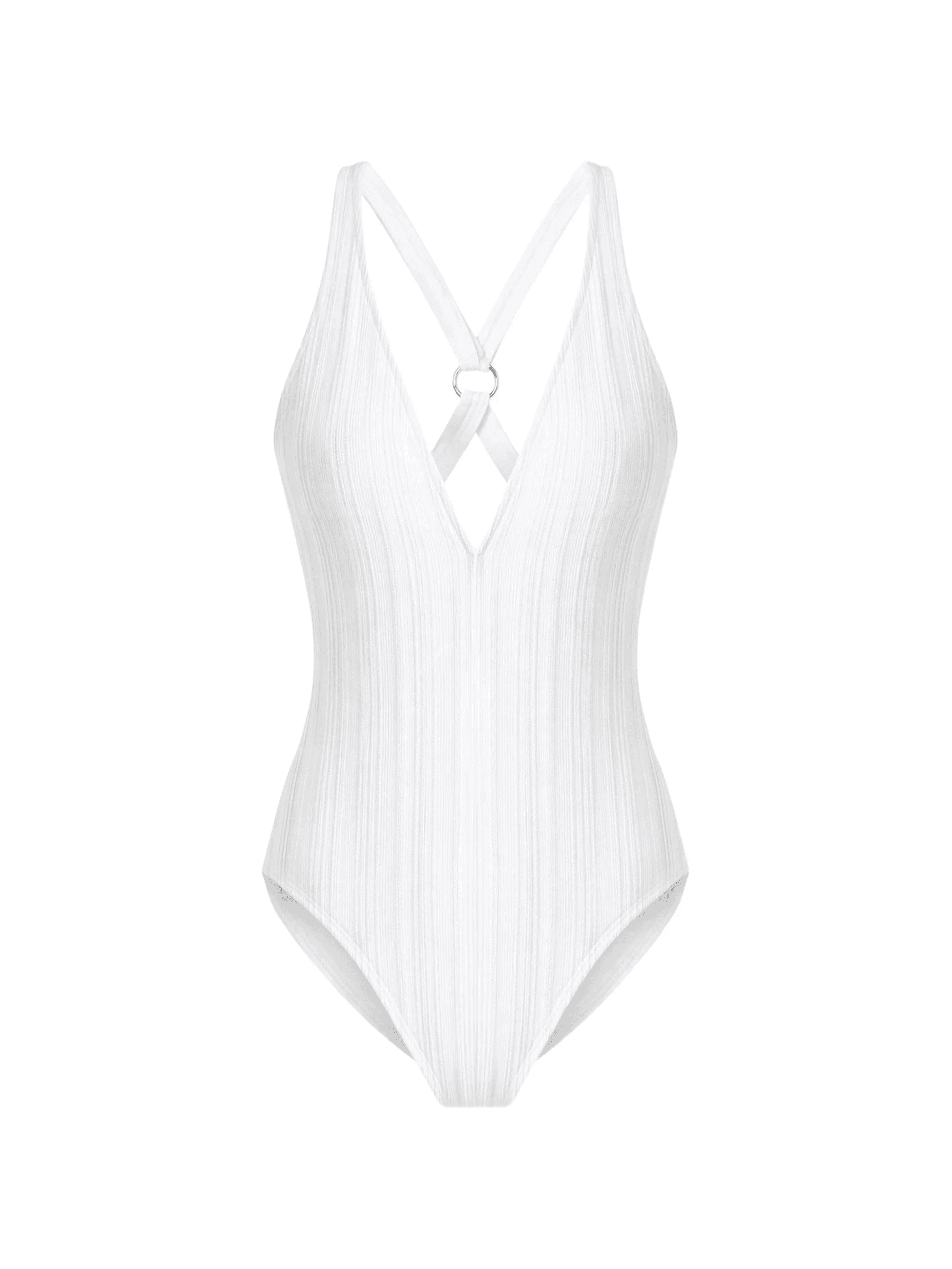 cross-back-ring swimsuit - Image 1