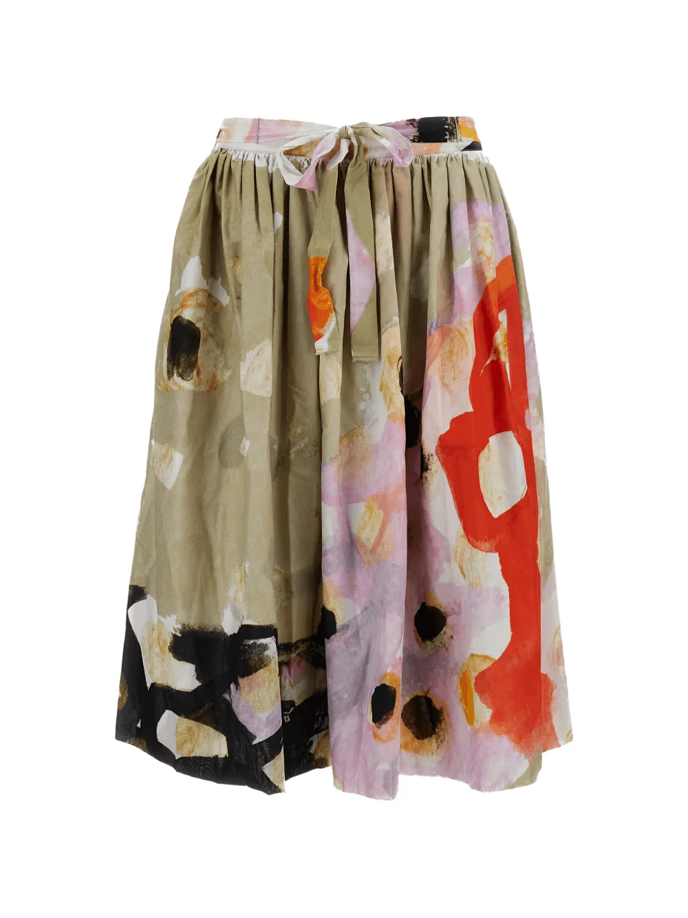 floral-print midi skirt - Image 1