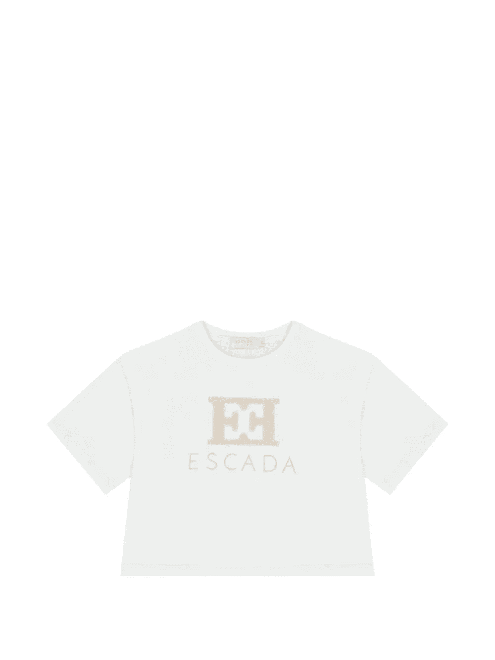 cropped embroidered T-shirt - Image 1
