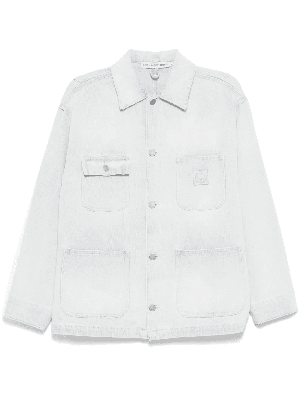 logo-patch denim jacket - Image 1