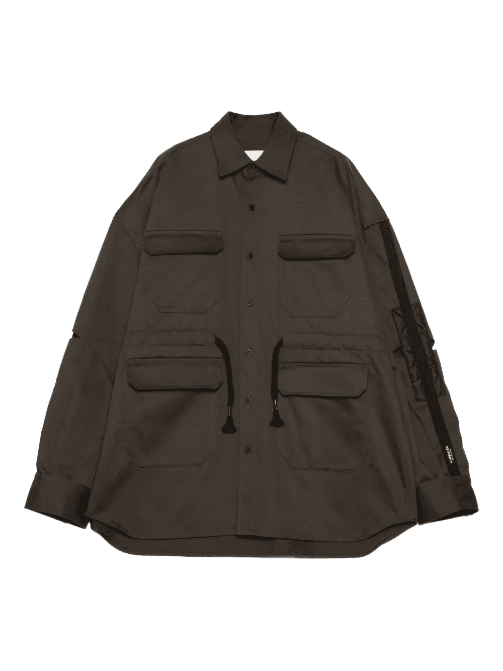 drawstring pocket shirt - Image 1