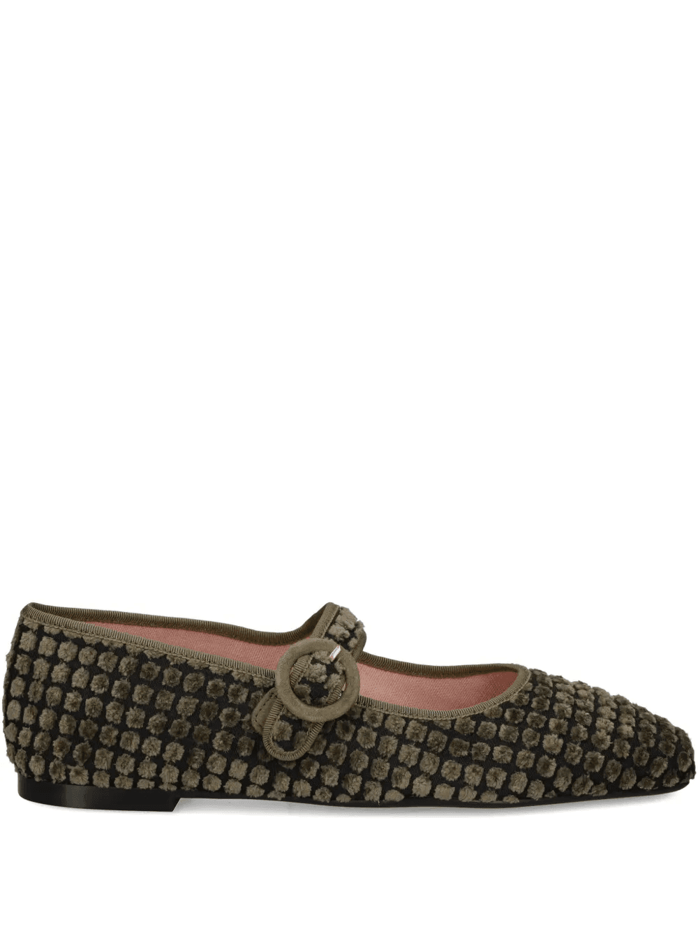 Georgia buckle-detail ballet flats - Image 1