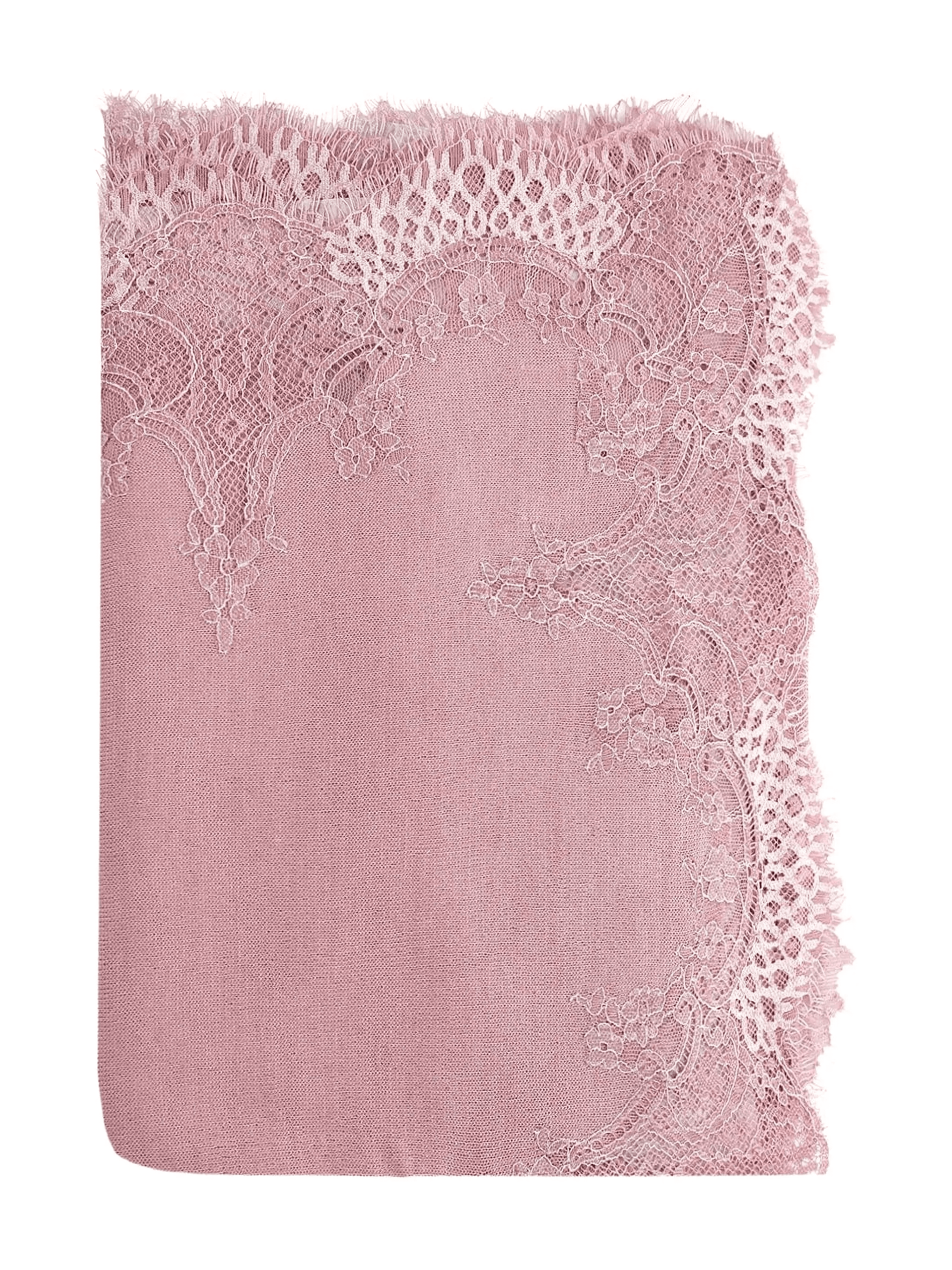 lace-trimmed scarf - Image 1