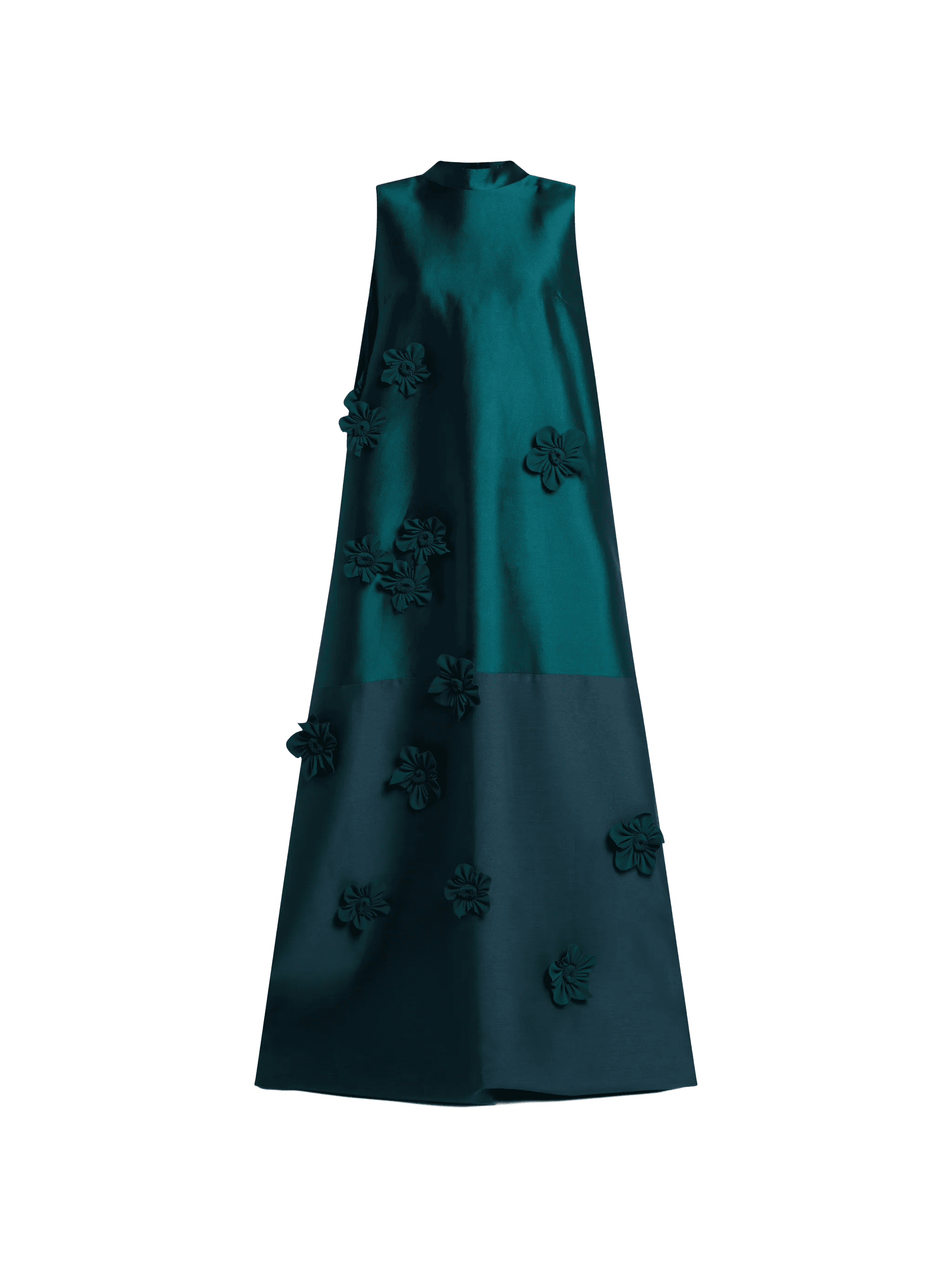 floral appliqué dress - Image 1