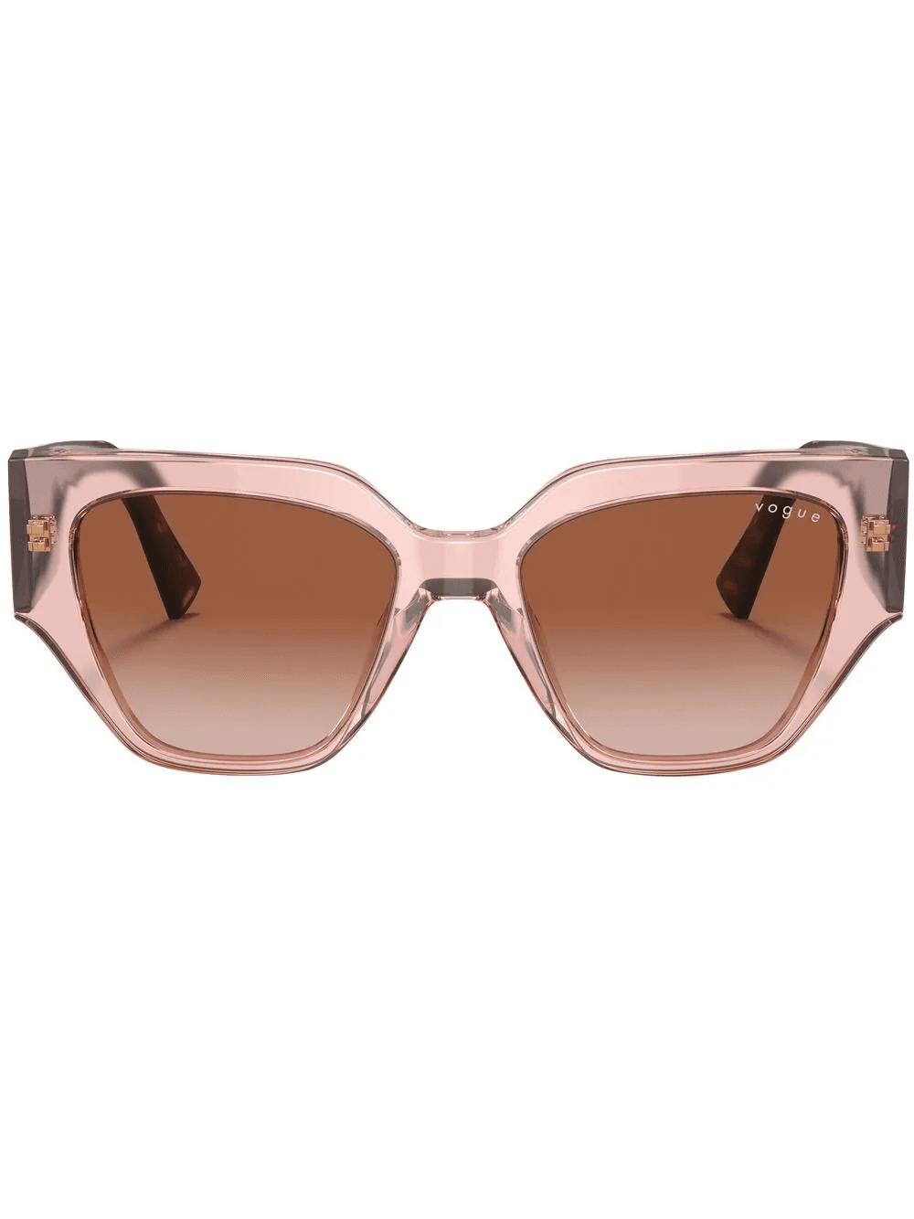 transparent square-frame sunglasses - Image 1
