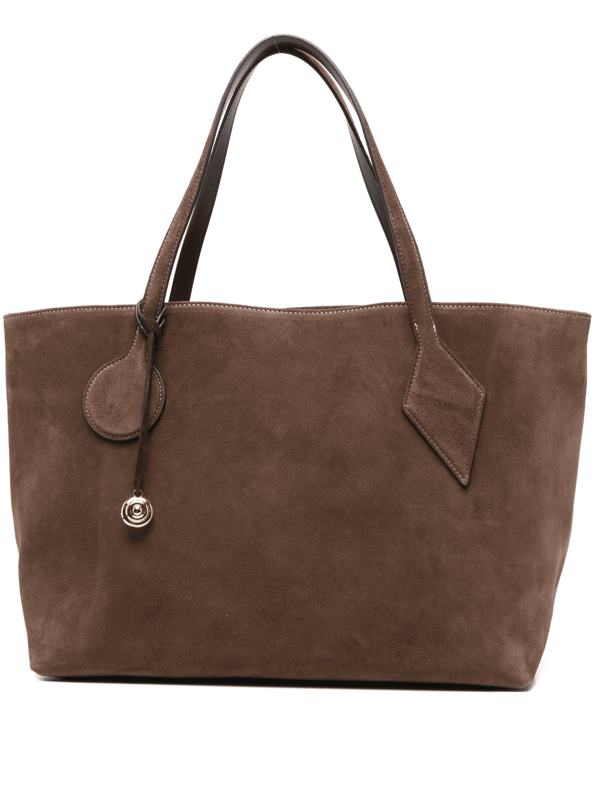 large suede tote bag - Image 1