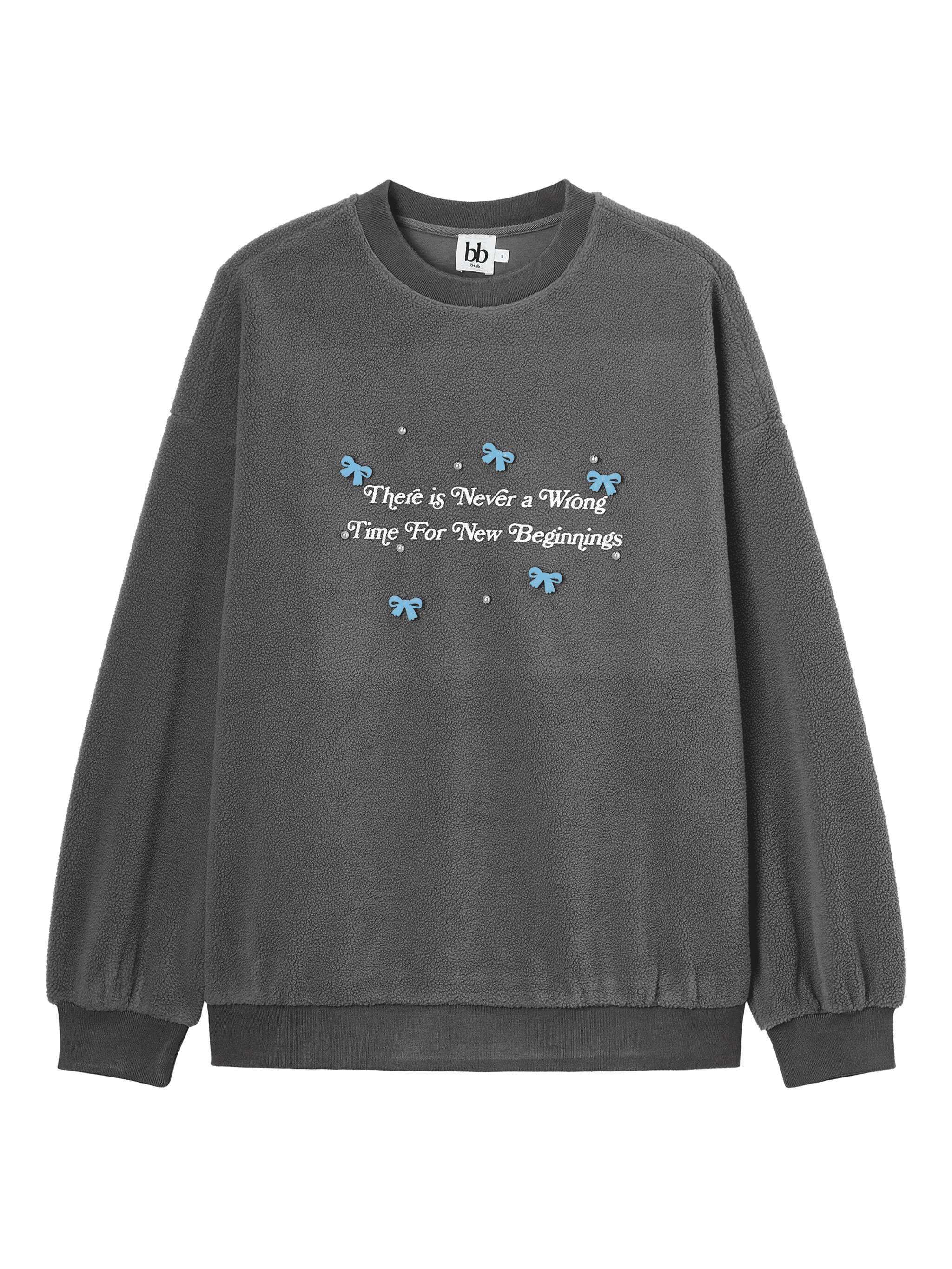 bow-appliqué sweater - Image 1