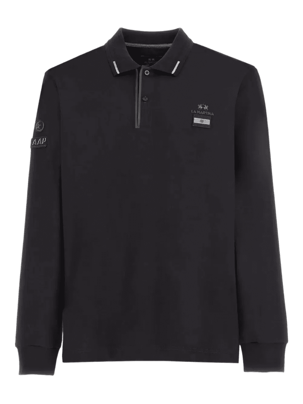 Booker long-sleeve polo shirt - Image 1