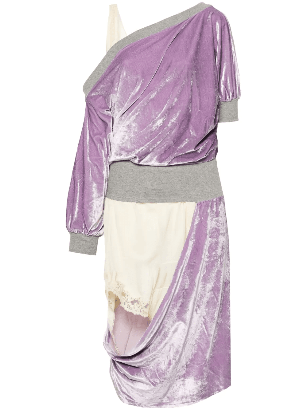 Sliced Velvet midi dress - Image 1