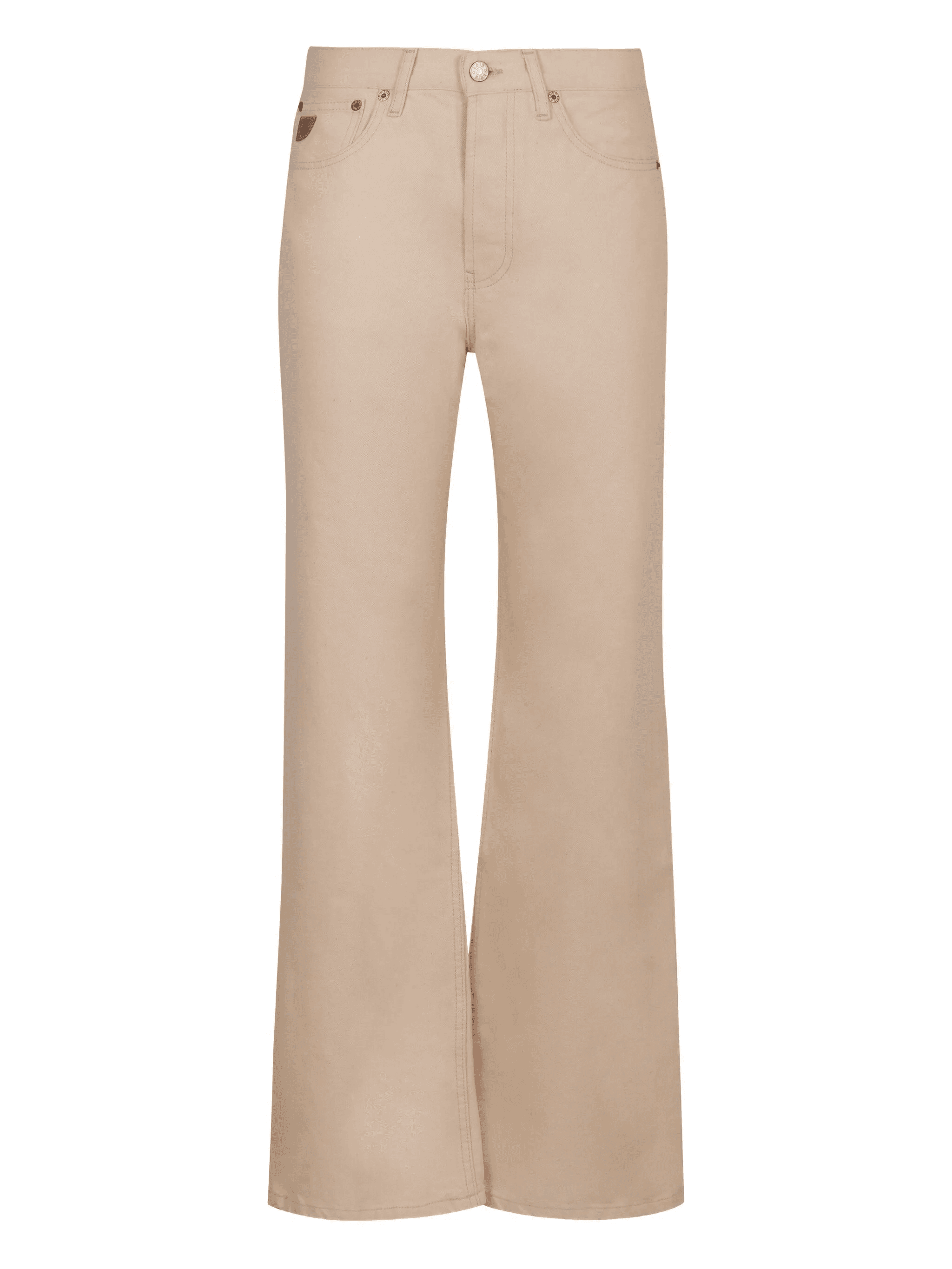 logo-patch flared jeans - Image 1