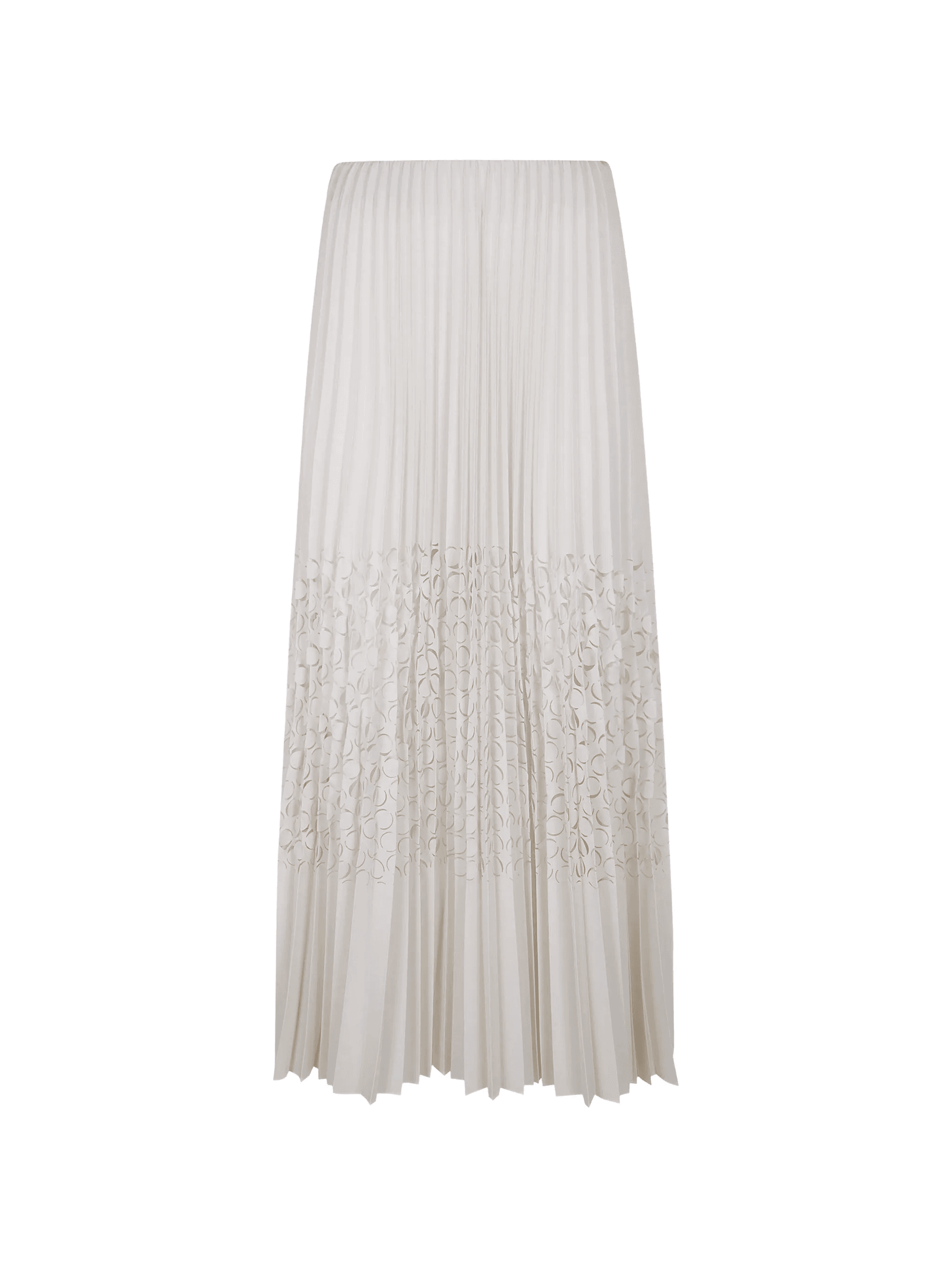 pleated pattern maxi skirt - Image 1