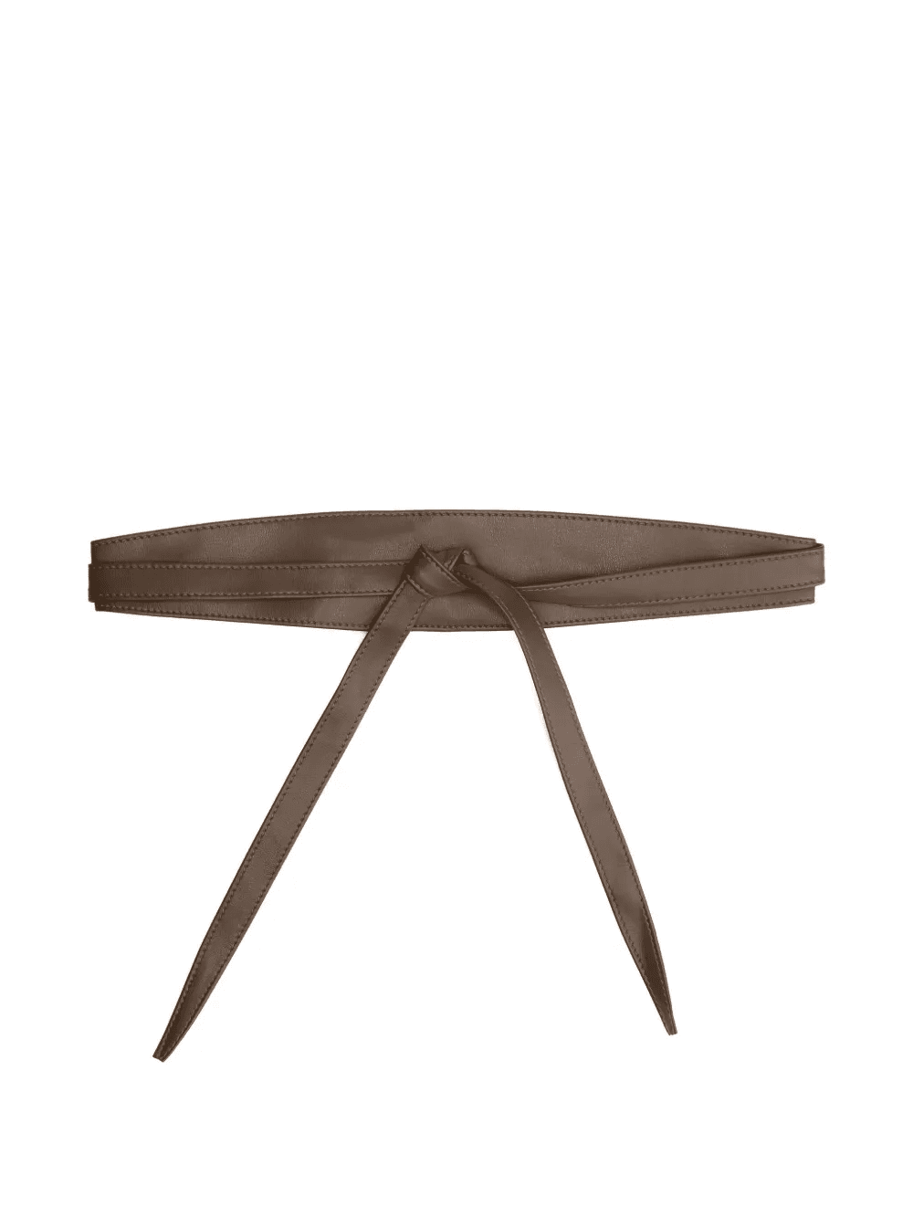 tie-fastening leather belt - Image 1