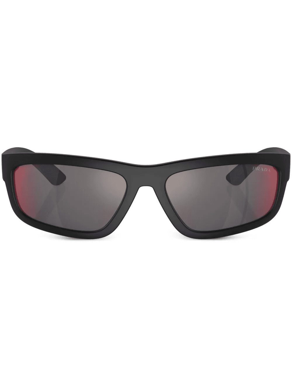 printed rectangle-frame sunglasses - Image 1