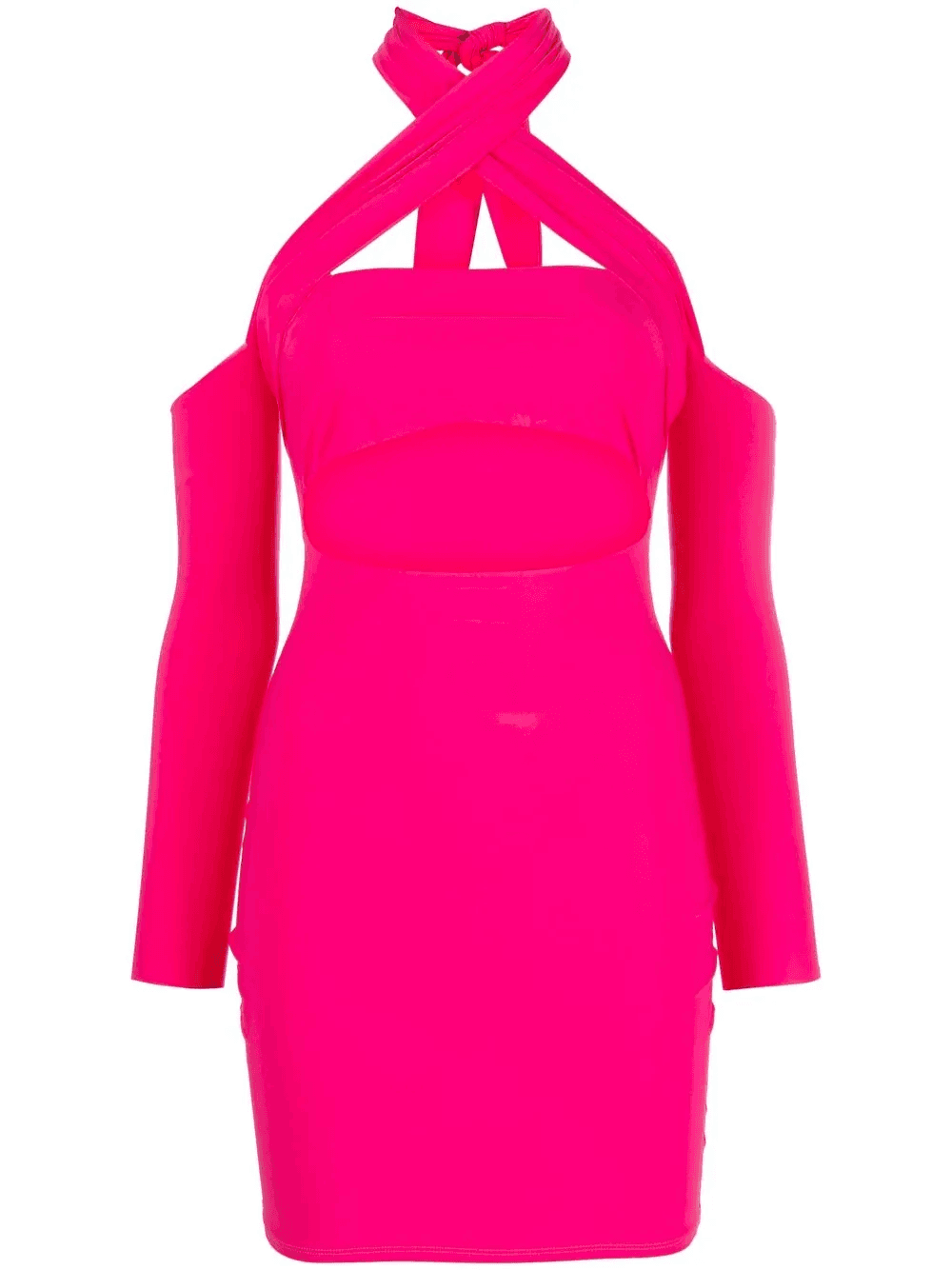 cut-out mini dress - Image 1
