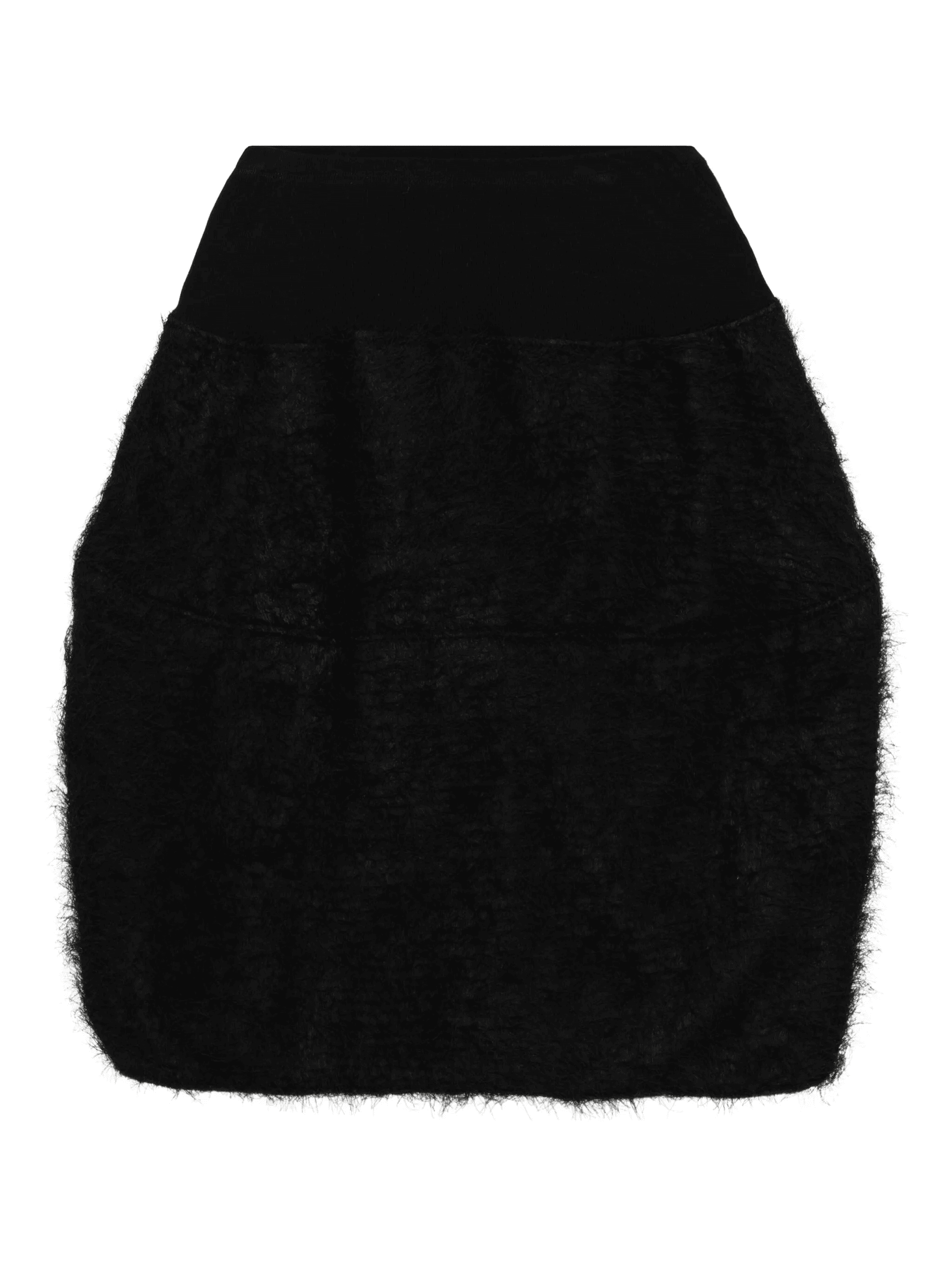 fur-embellished skirt - Image 1