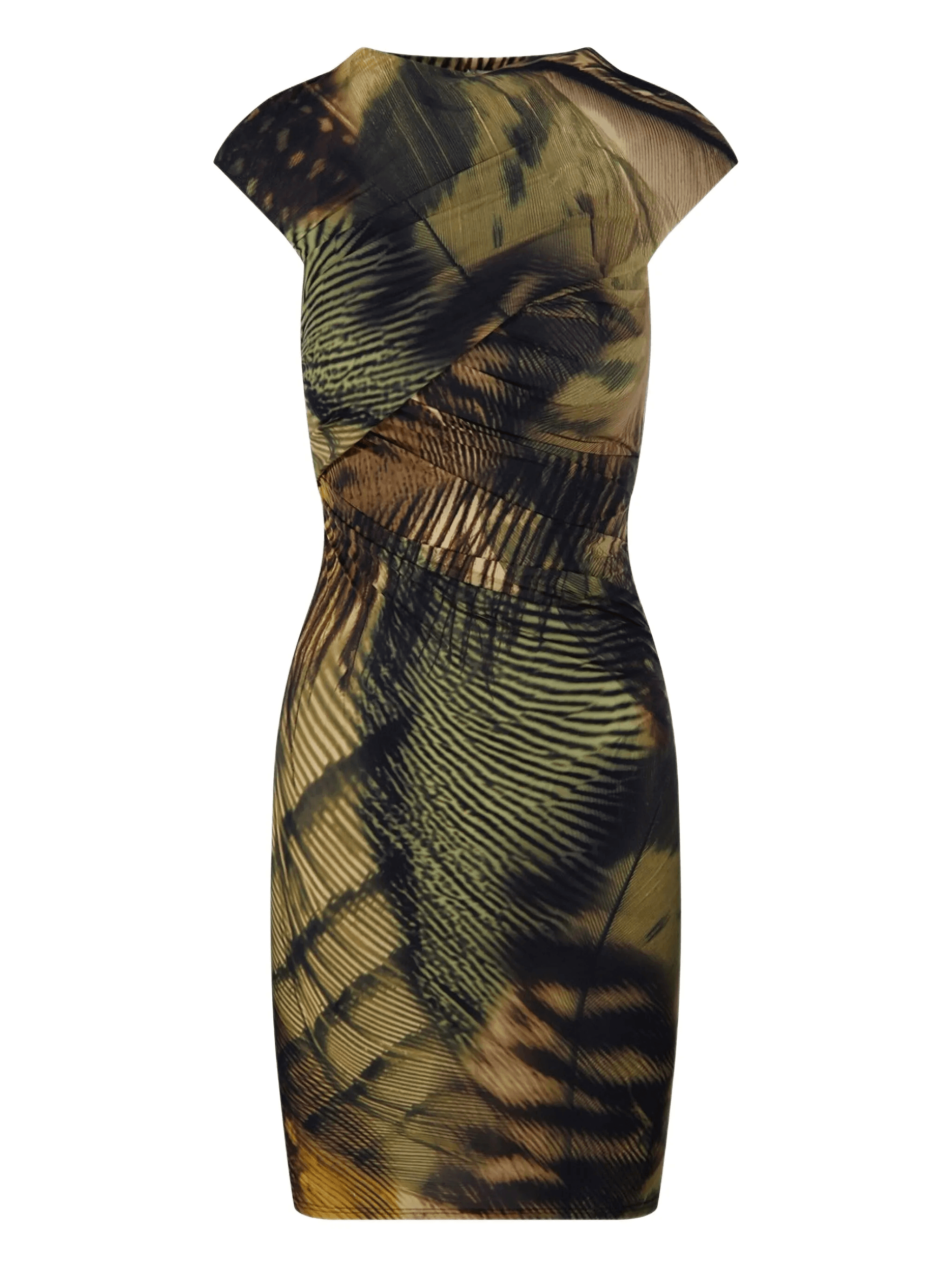Birgit printed bodycon dress - Image 1
