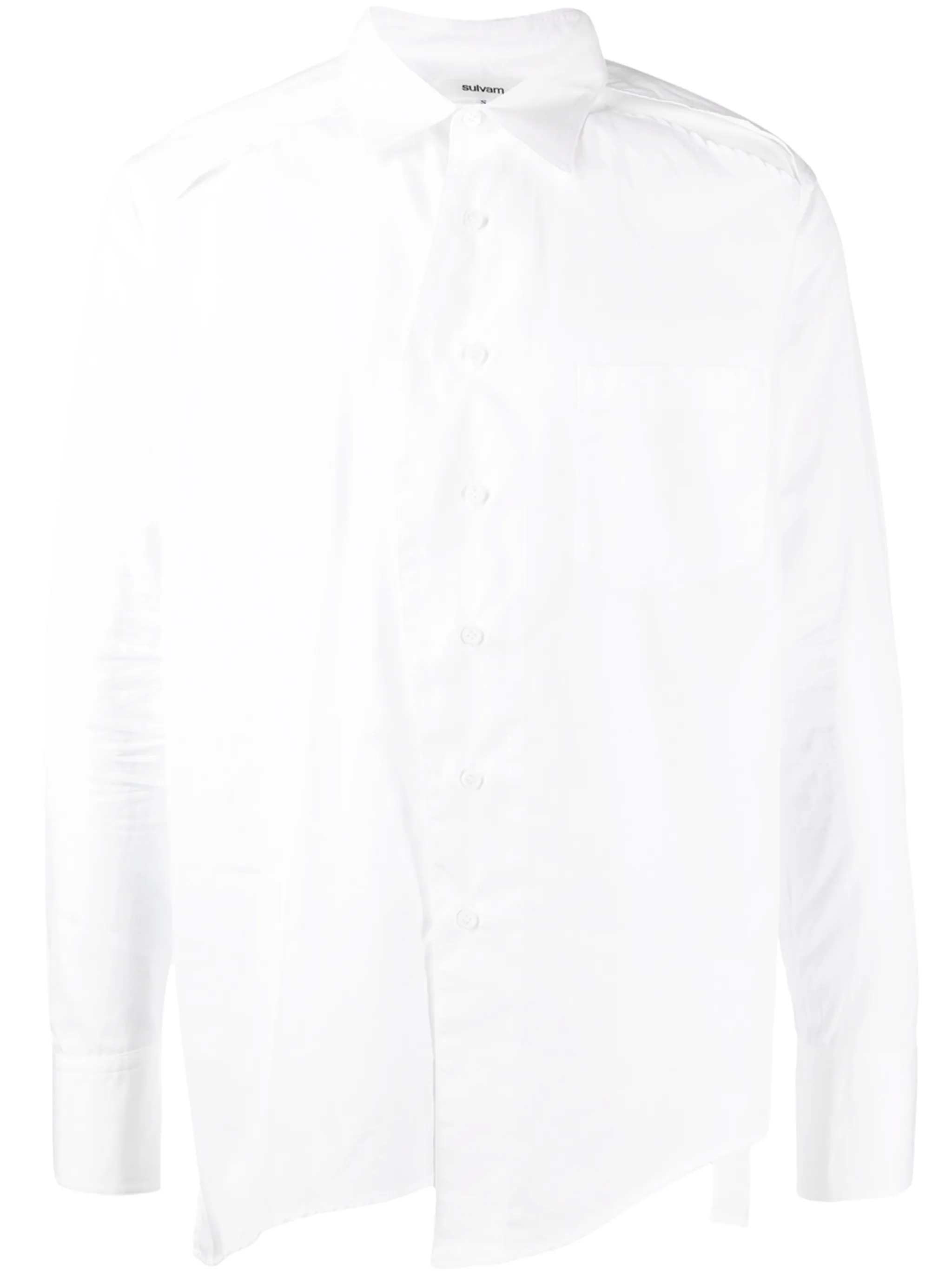 cut out-detail tailored shirt - Image 1