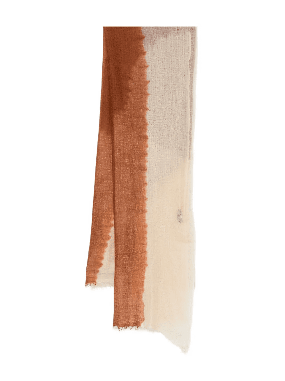 dip-dye fringed scarf - Image 1
