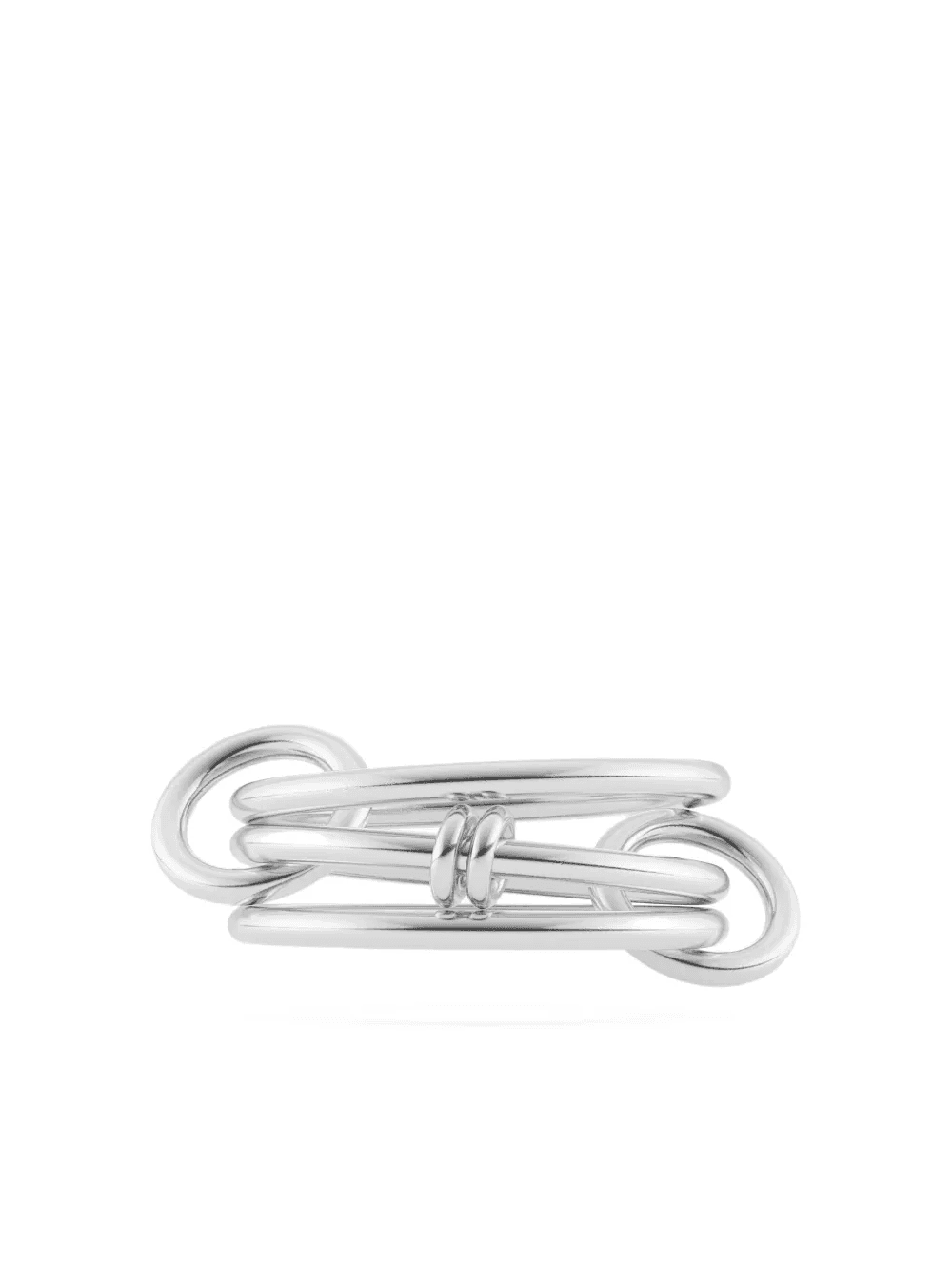 sterling silver Interlocking ring - Image 1