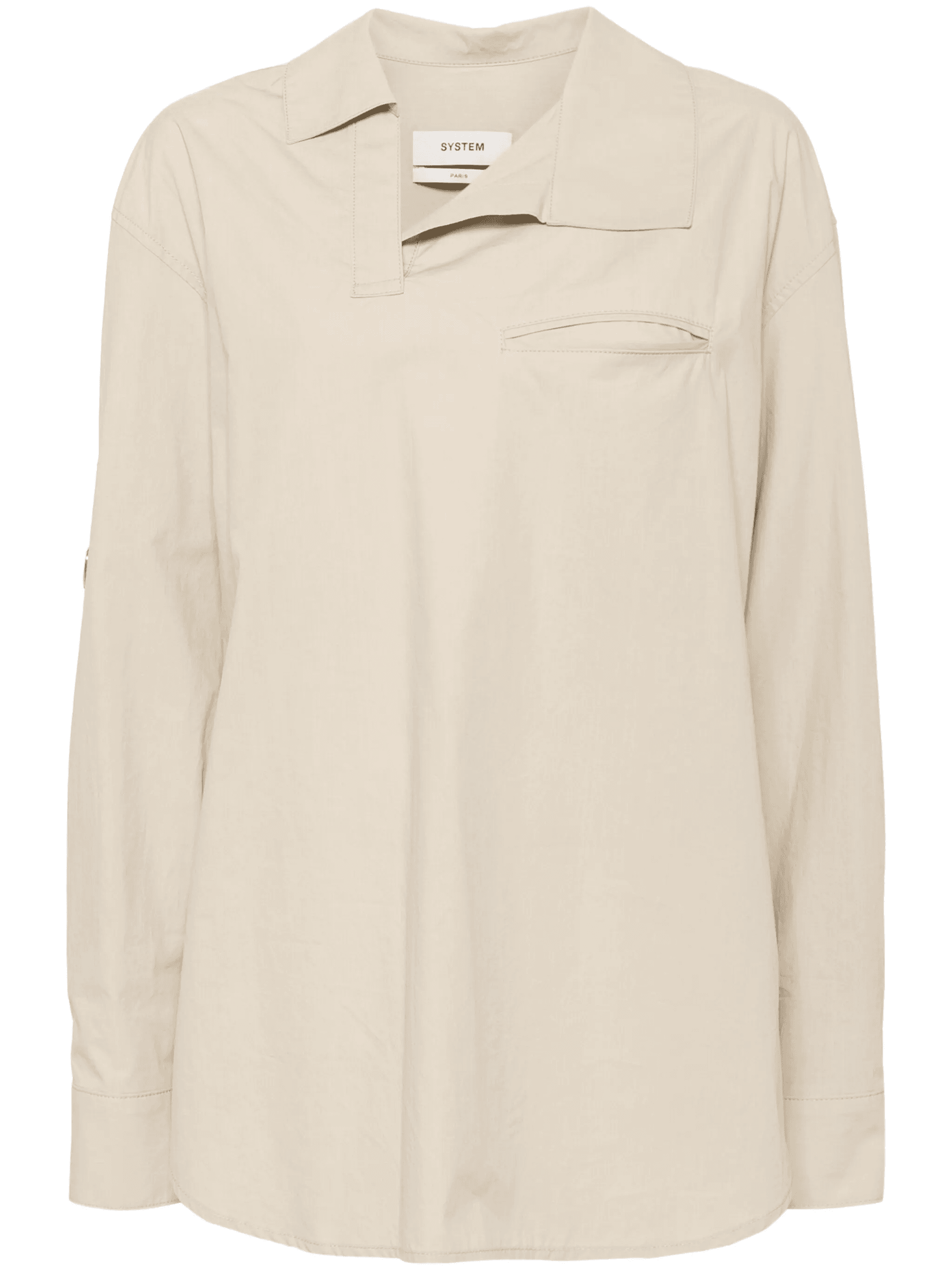 asymmetric neck blouse - Image 1