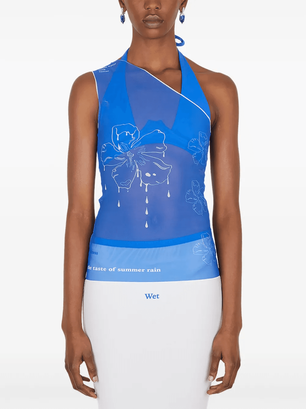 single-shoulder tank top - Image 1