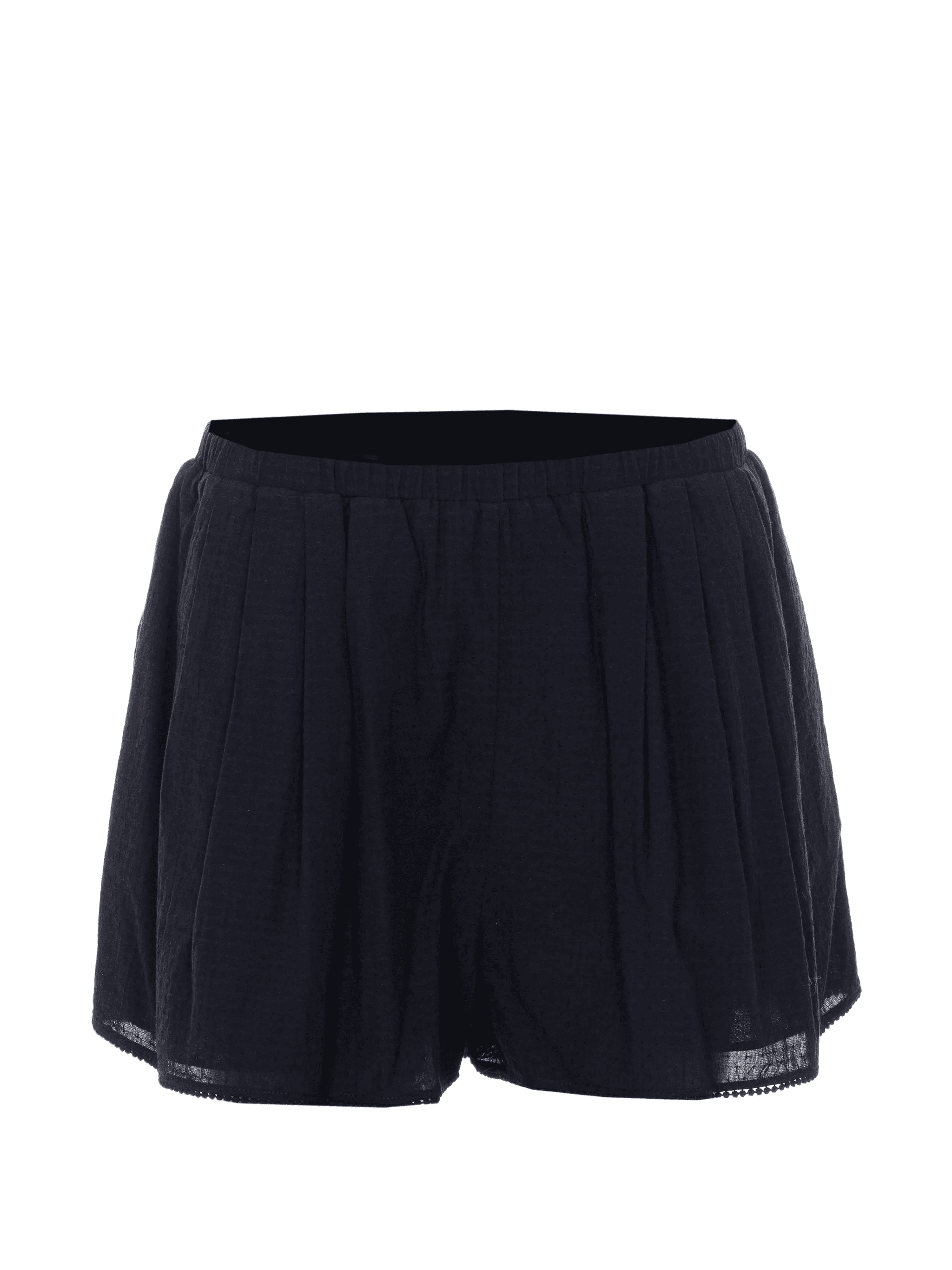 elasticated embroidered shorts - Image 1