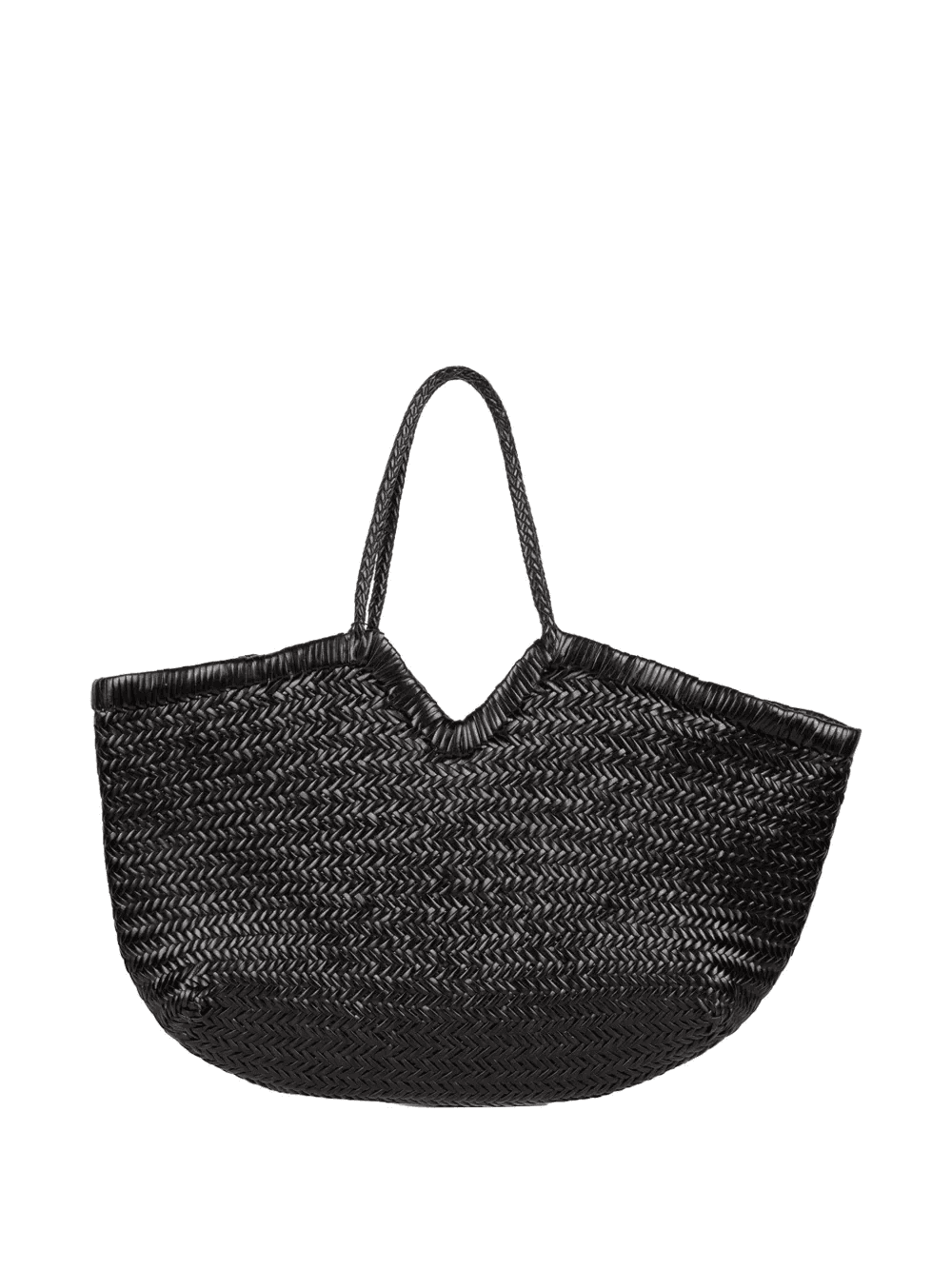 Tinsley woven leather tote bag - Image 1