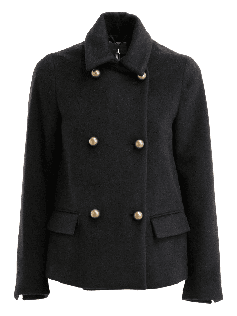 double-breasted gold-button jacket - Image 1