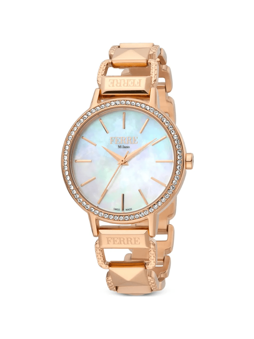 Classic crystal-embellished 34mm watch - Image 1