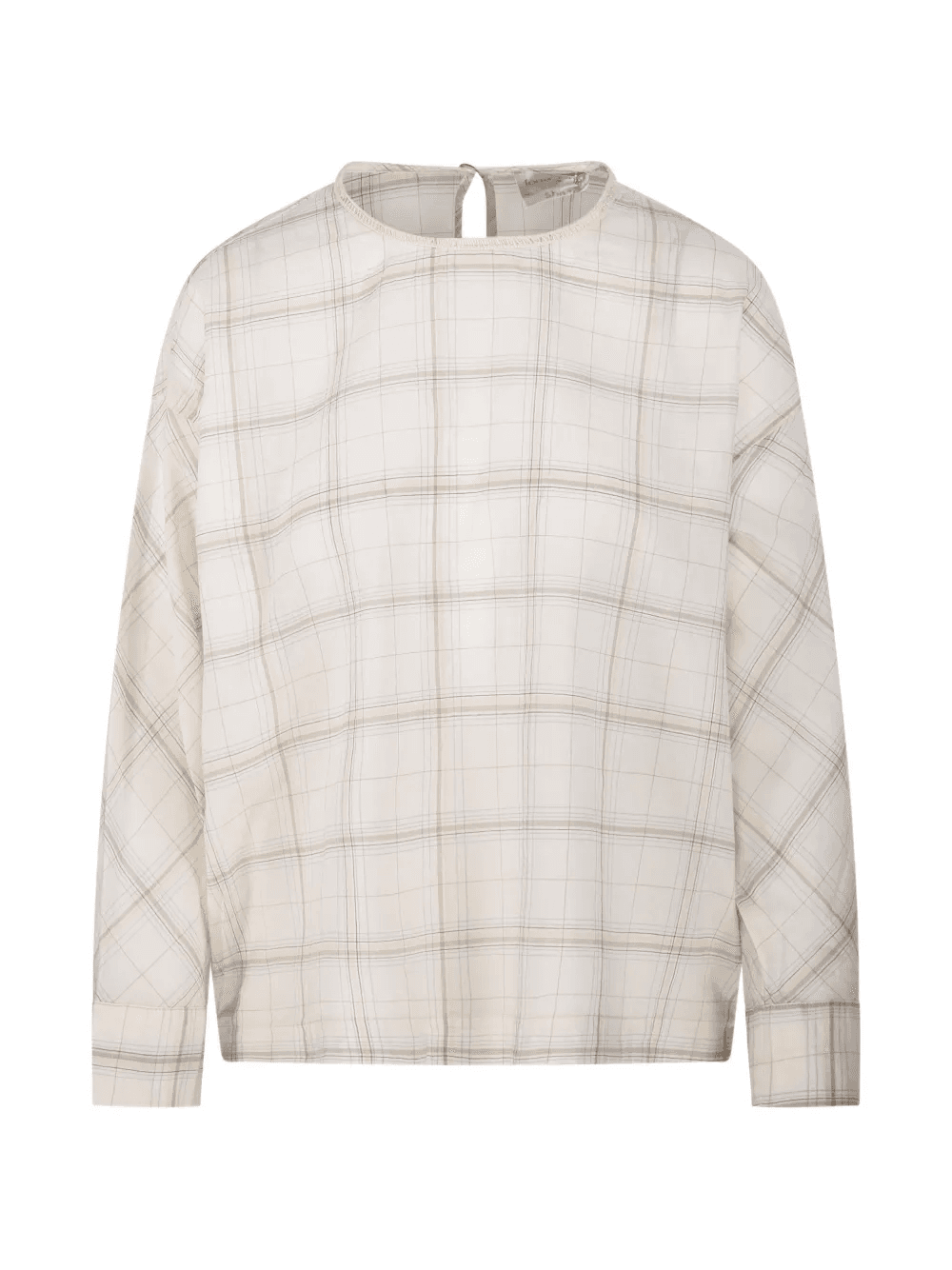 checked blouse - Image 1