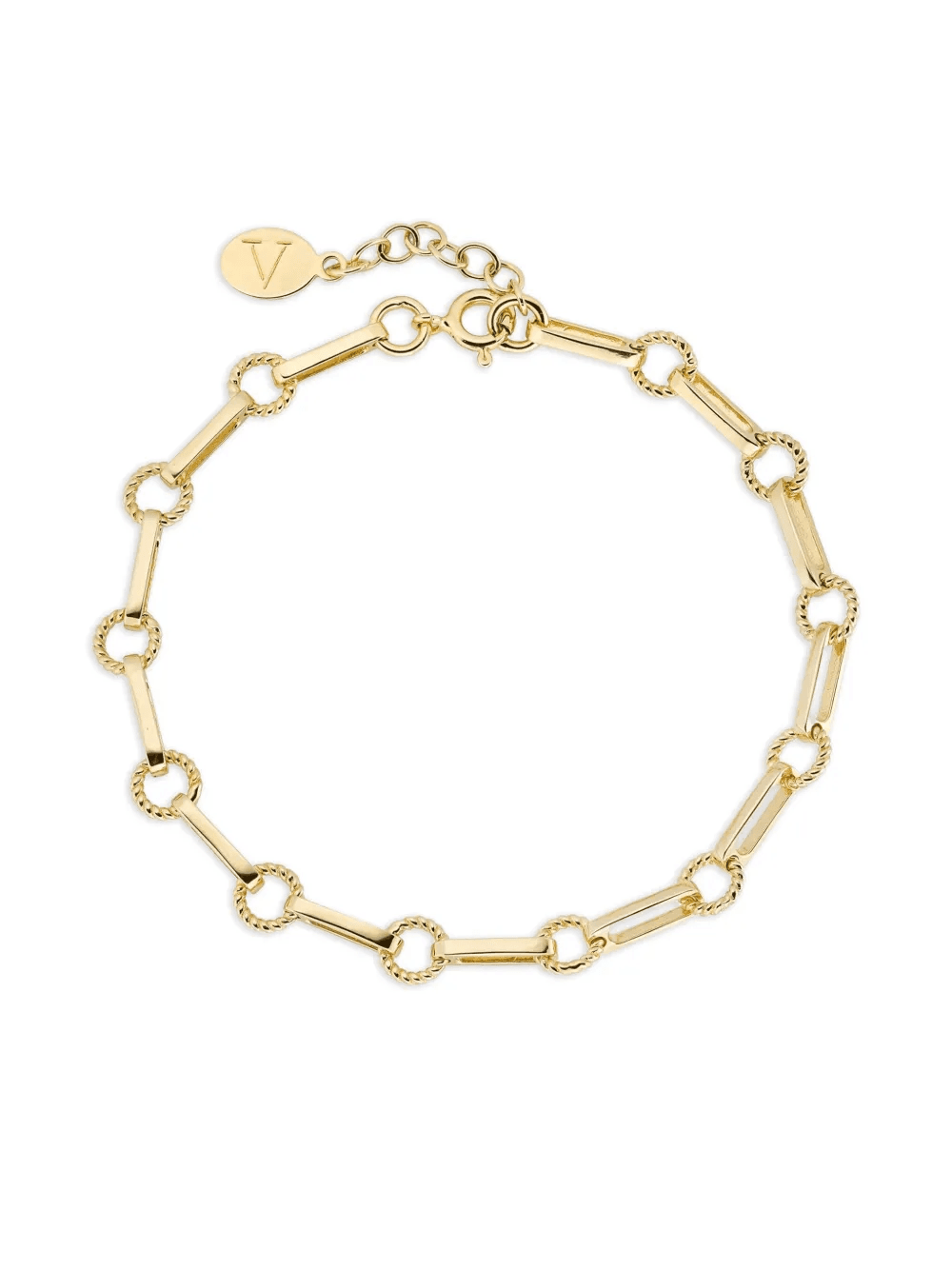 twisted-link chain bracelet - Image 1