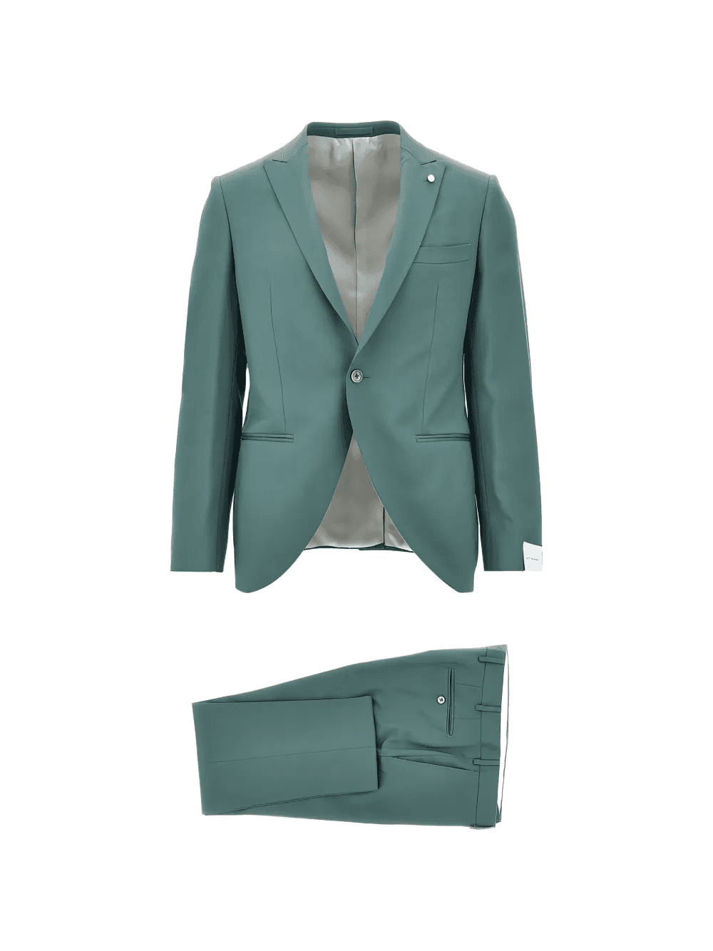 single-breasted wool suit - Image 1
