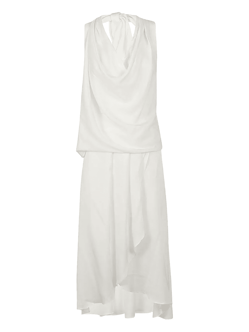 cowl-neck sleeveless dress - Image 1