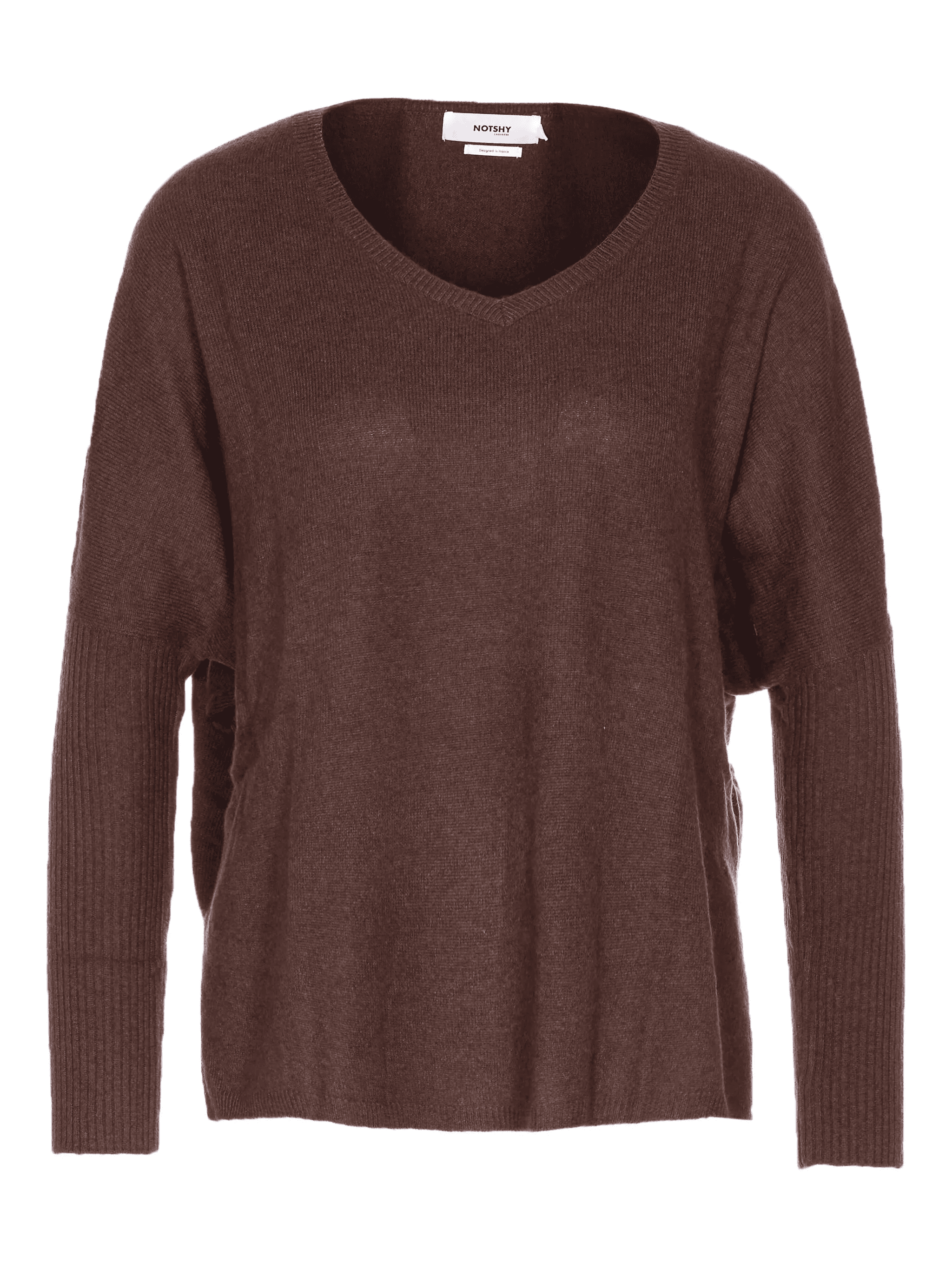 V-neck cashmere sweater - Image 1