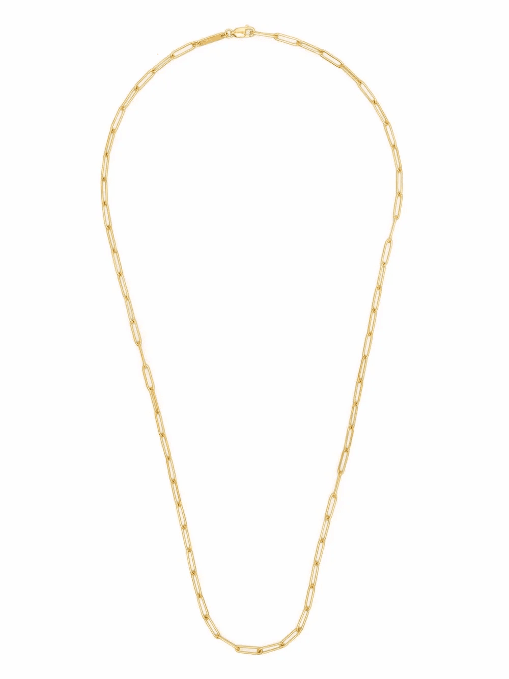 Box Chain gold-plated sterling silver necklace - Image 1