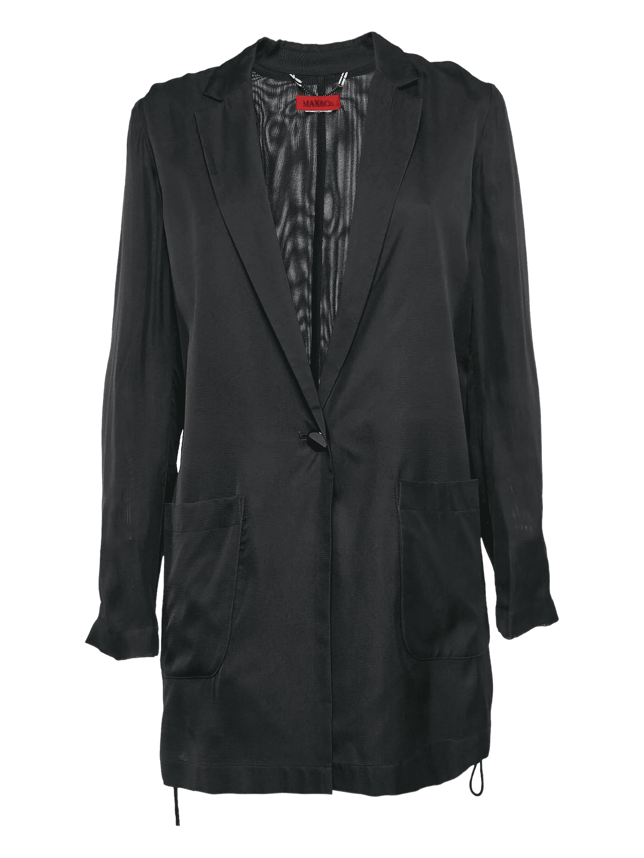 crepe buttoned jacket - Image 1
