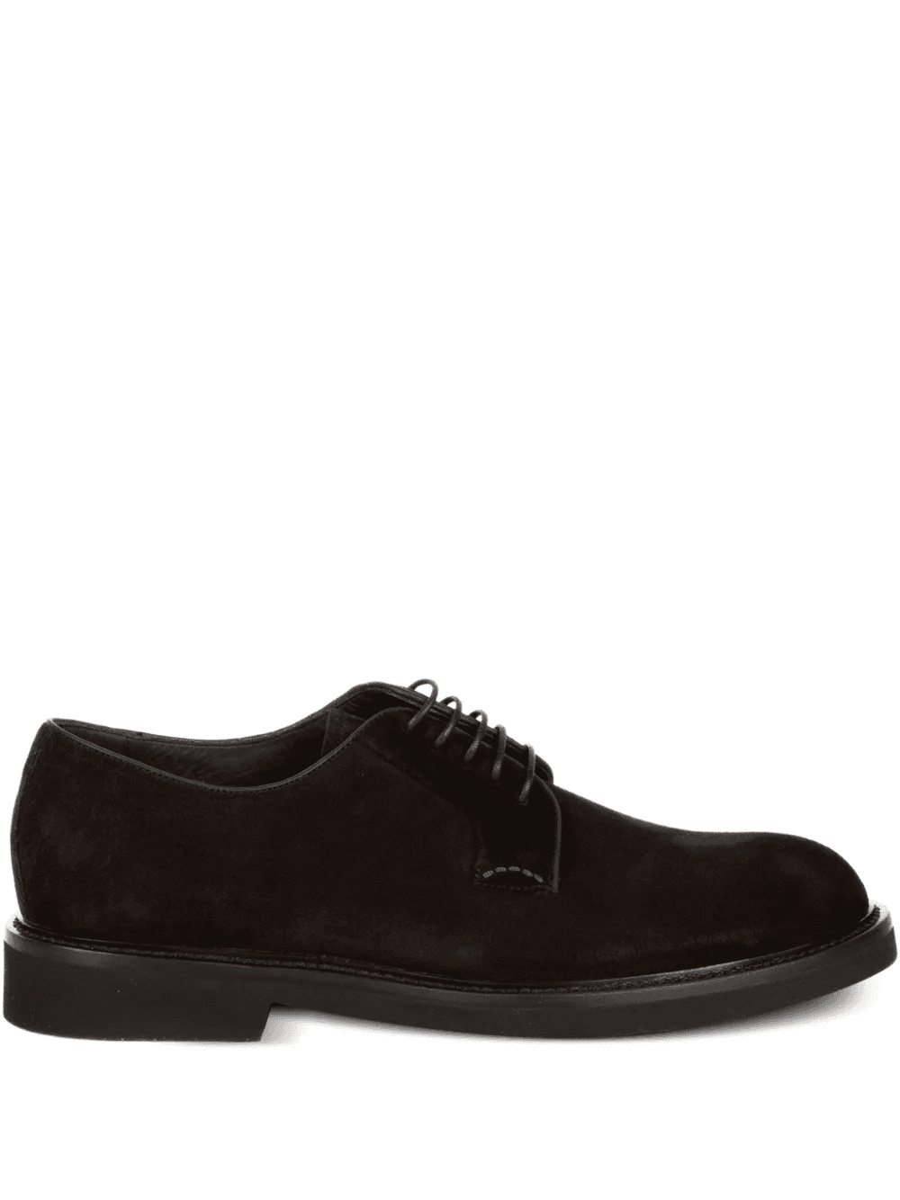 lace-up suede derby shoes - Image 1