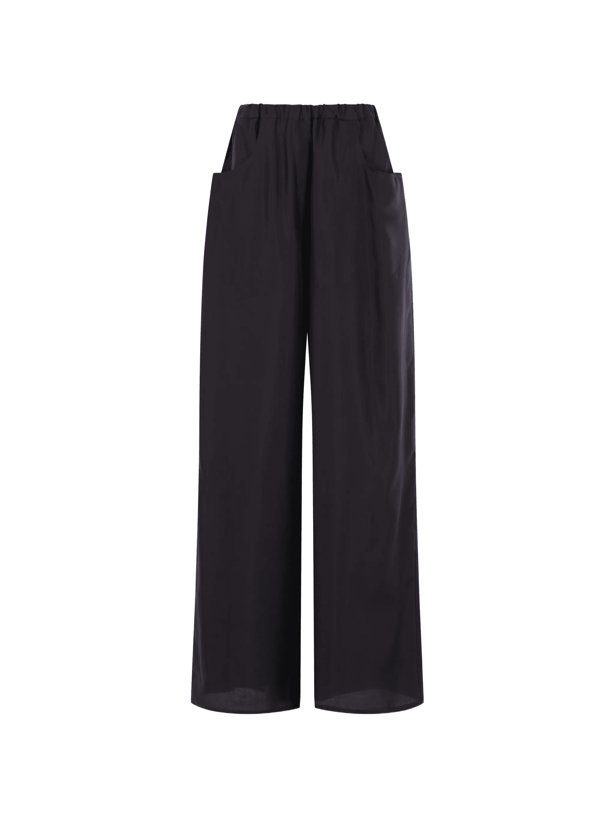 wide-leg elasticated trousers - Image 1