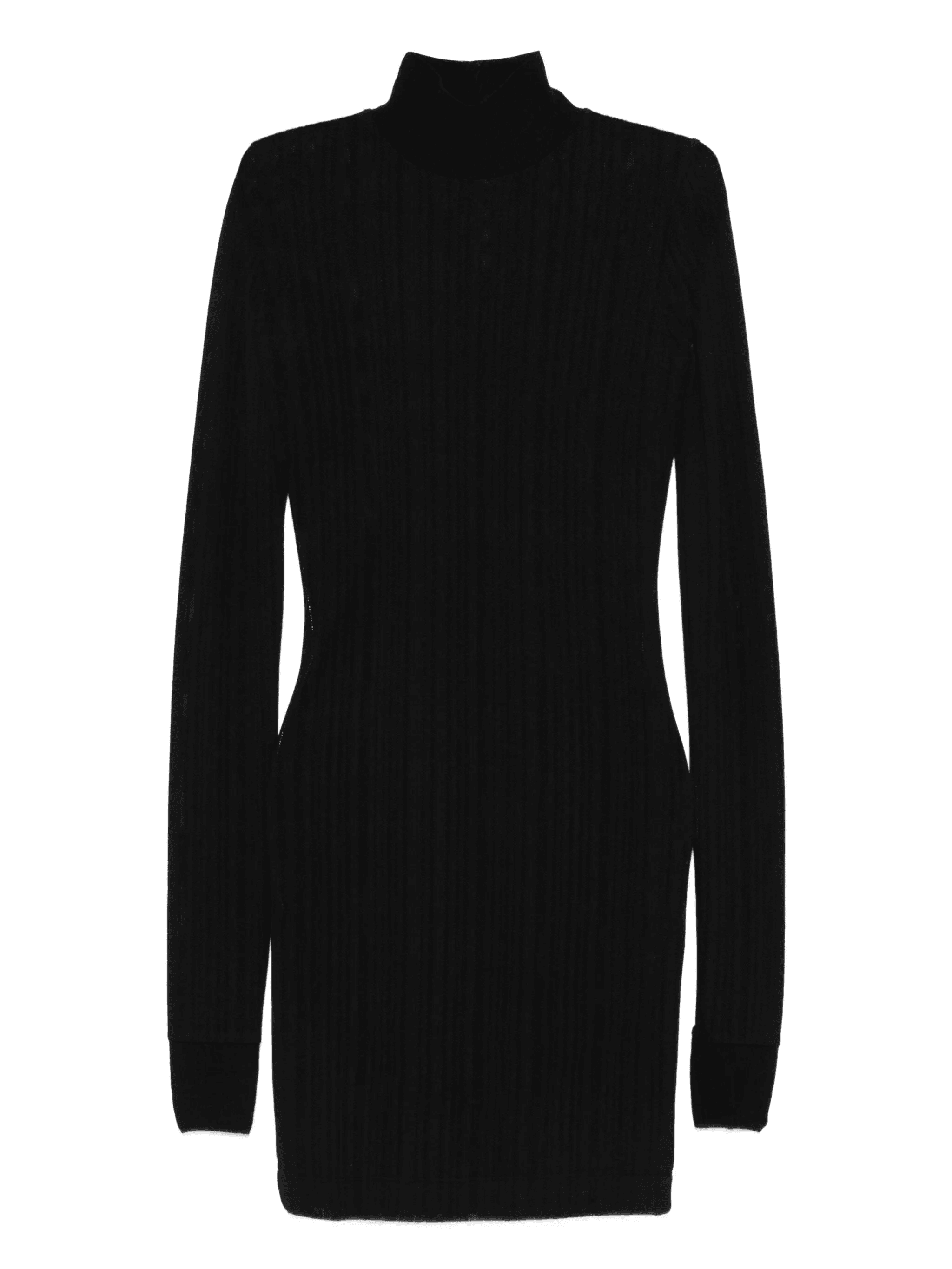 ribbed high-neck top - Image 1