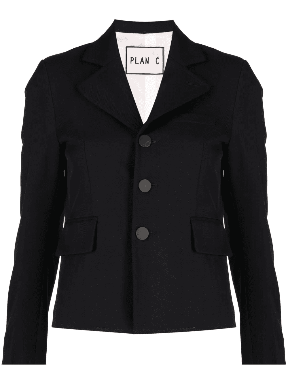 single-breasted wool blazer - Image 1