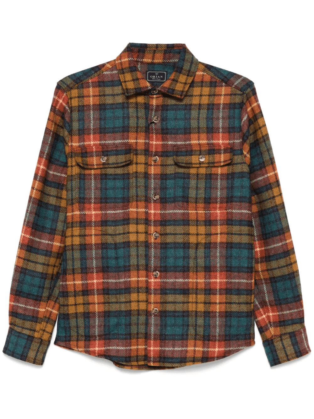 plaid-pattern shirt - Image 1