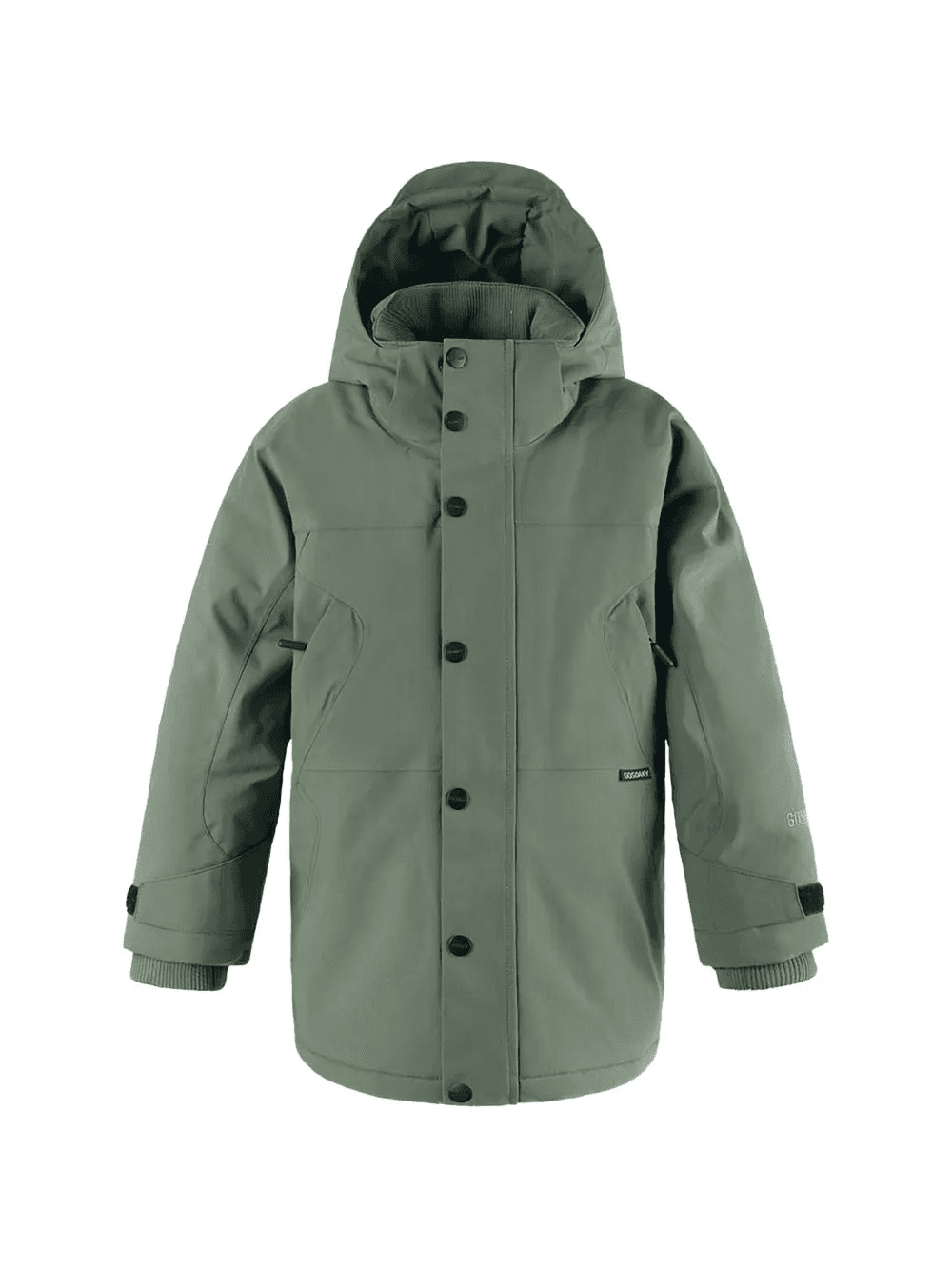 buttoned hooded jacket - Image 1