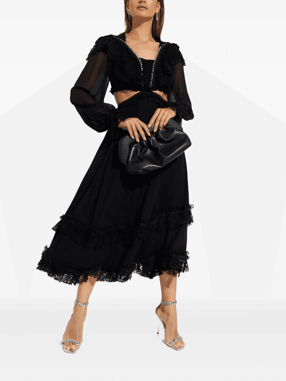 Zinna lace midi dress - Image 1