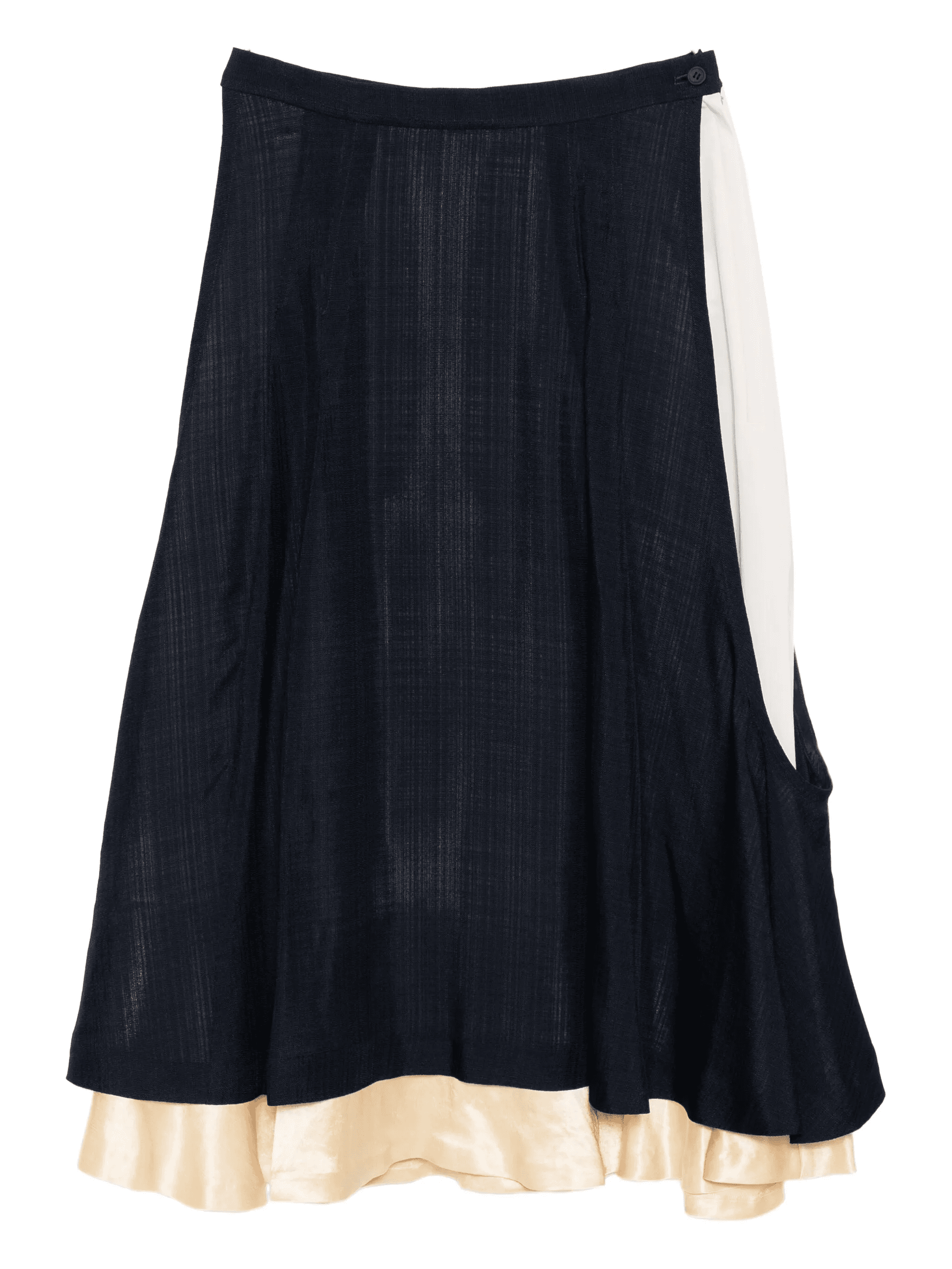 plain weave skirt - Image 1